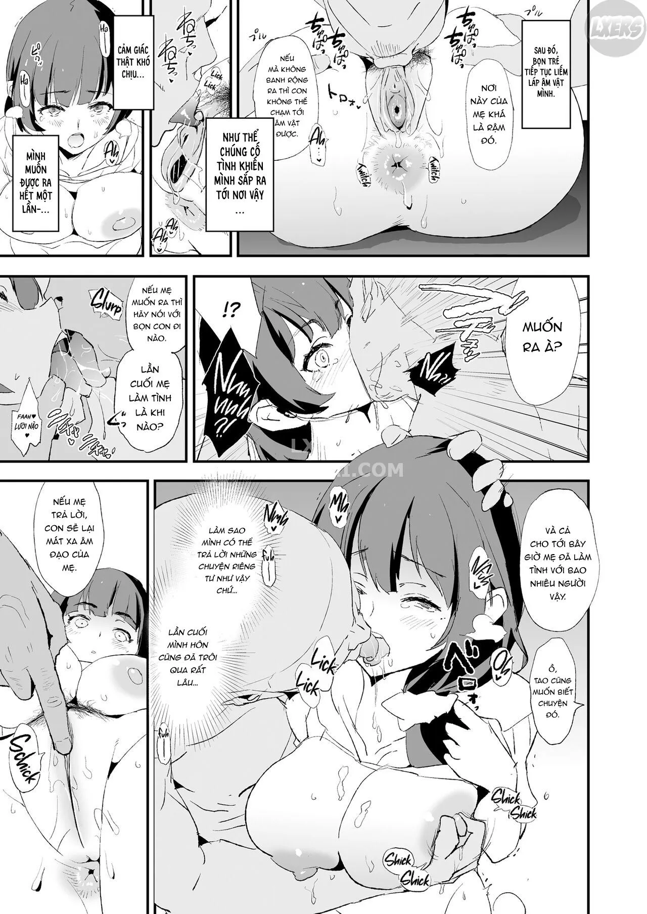 HentaiVN.net - Ảnh 19 - Cocksleeve Camp [Onaho Gasshuku] - Chap 2 - After The Daughter Mother Cocksleeve