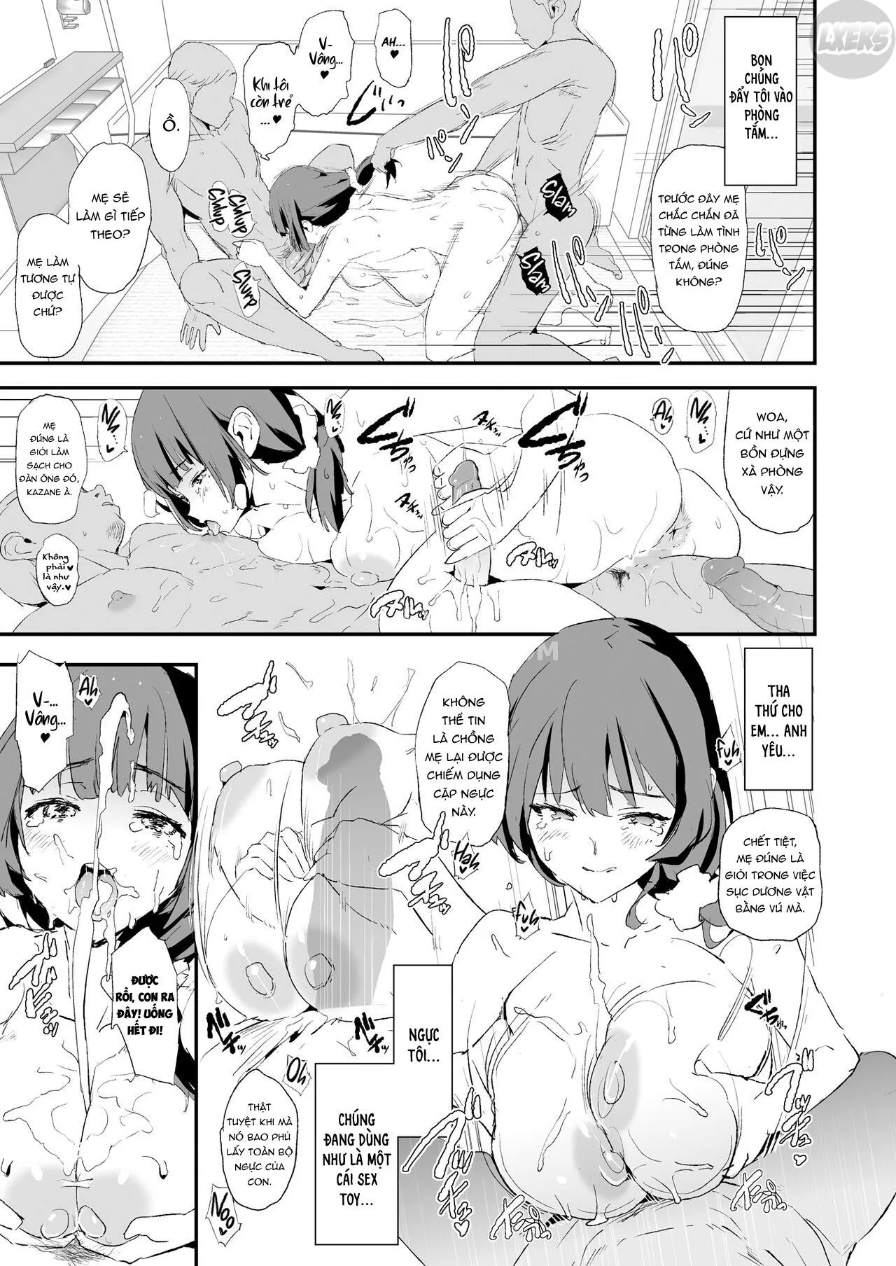 HentaiVN.net - Ảnh 31 - Cocksleeve Camp [Onaho Gasshuku] - Chap 2 - After The Daughter Mother Cocksleeve