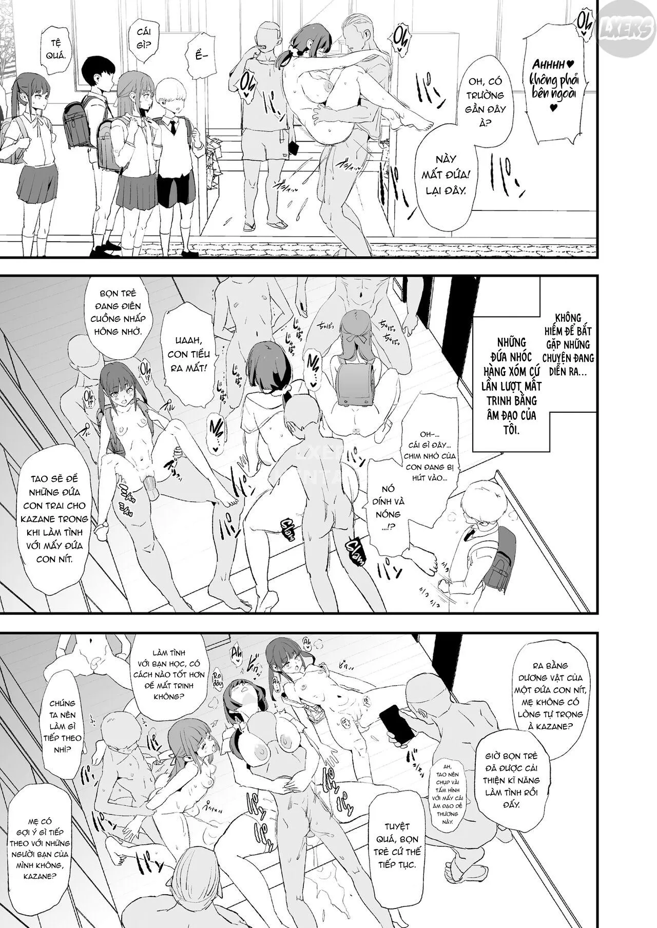HentaiVN.net - Ảnh 39 - Cocksleeve Camp [Onaho Gasshuku] - Chap 2 - After The Daughter Mother Cocksleeve