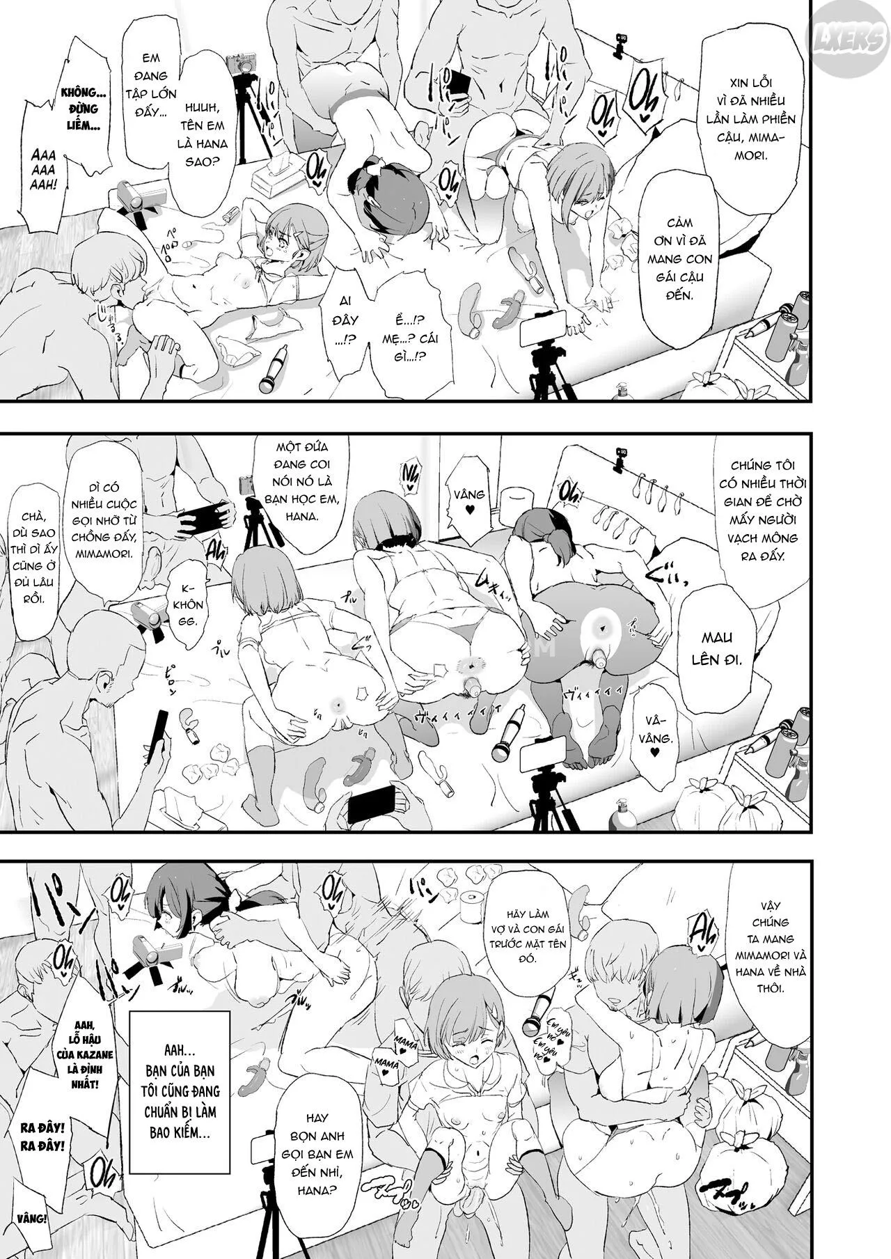HentaiVN.net - Ảnh 47 - Cocksleeve Camp [Onaho Gasshuku] - Chap 2 - After The Daughter Mother Cocksleeve