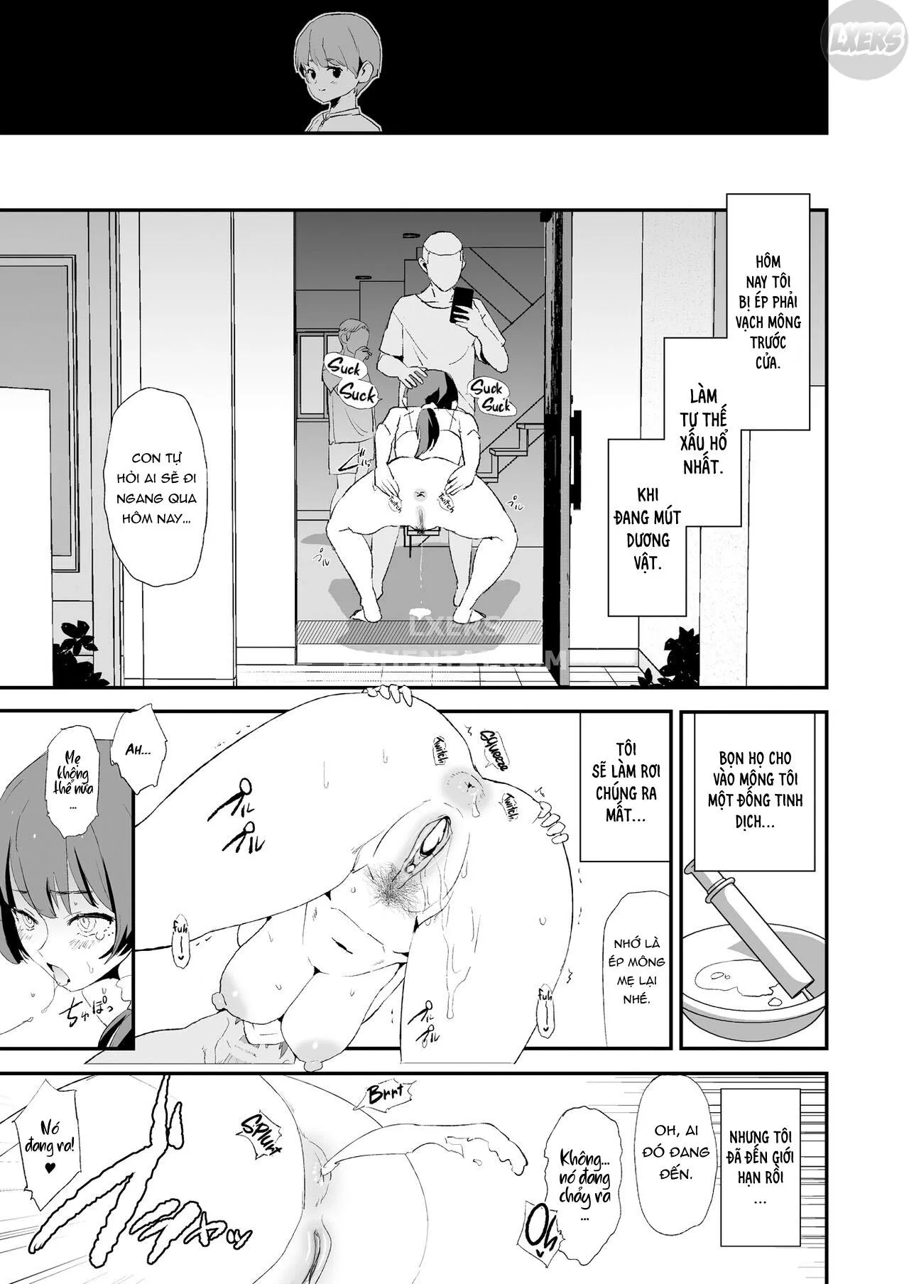 HentaiVN.net - Ảnh 51 - Cocksleeve Camp [Onaho Gasshuku] - Chap 2 - After The Daughter Mother Cocksleeve