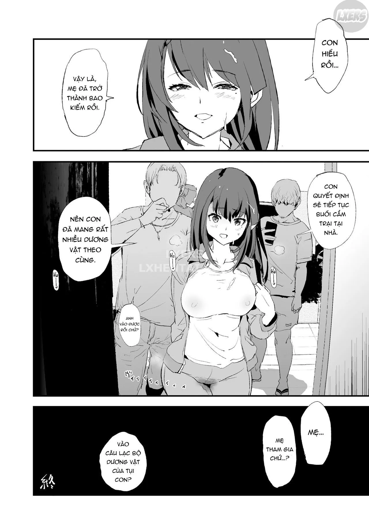 HentaiVN.net - Ảnh 54 - Cocksleeve Camp [Onaho Gasshuku] - Chap 2 - After The Daughter Mother Cocksleeve