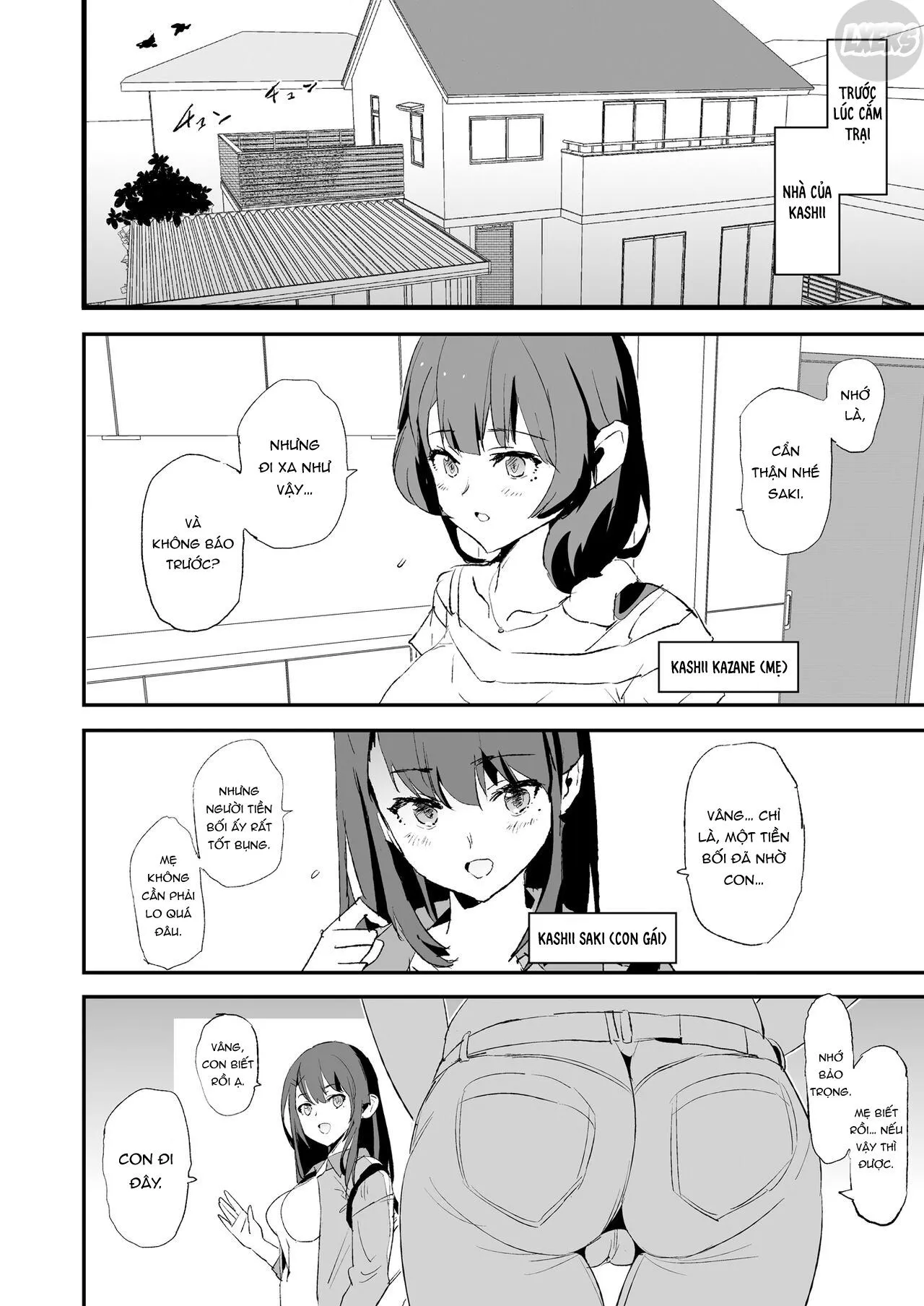 HentaiVN.net - Ảnh 6 - Cocksleeve Camp [Onaho Gasshuku] - Chap 2 - After The Daughter Mother Cocksleeve