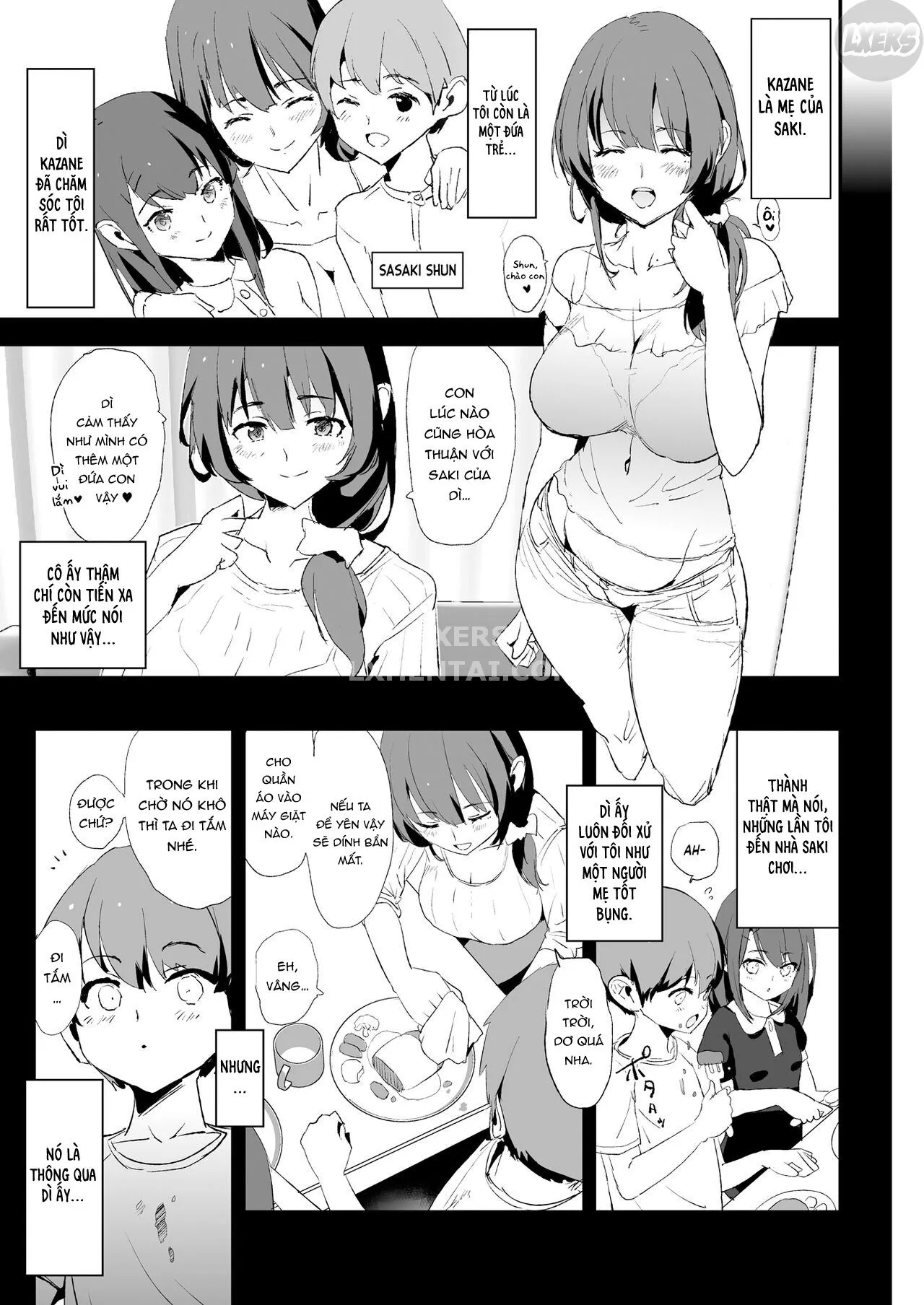 HentaiVN.net - Ảnh 7 - Cocksleeve Camp [Onaho Gasshuku] - Chap 2 - After The Daughter Mother Cocksleeve