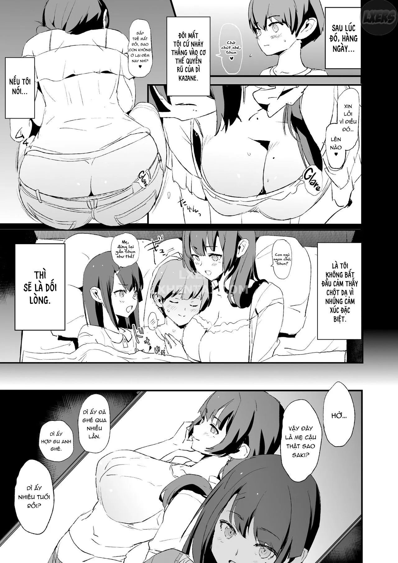 HentaiVN.net - Ảnh 9 - Cocksleeve Camp [Onaho Gasshuku] - Chap 2 - After The Daughter Mother Cocksleeve