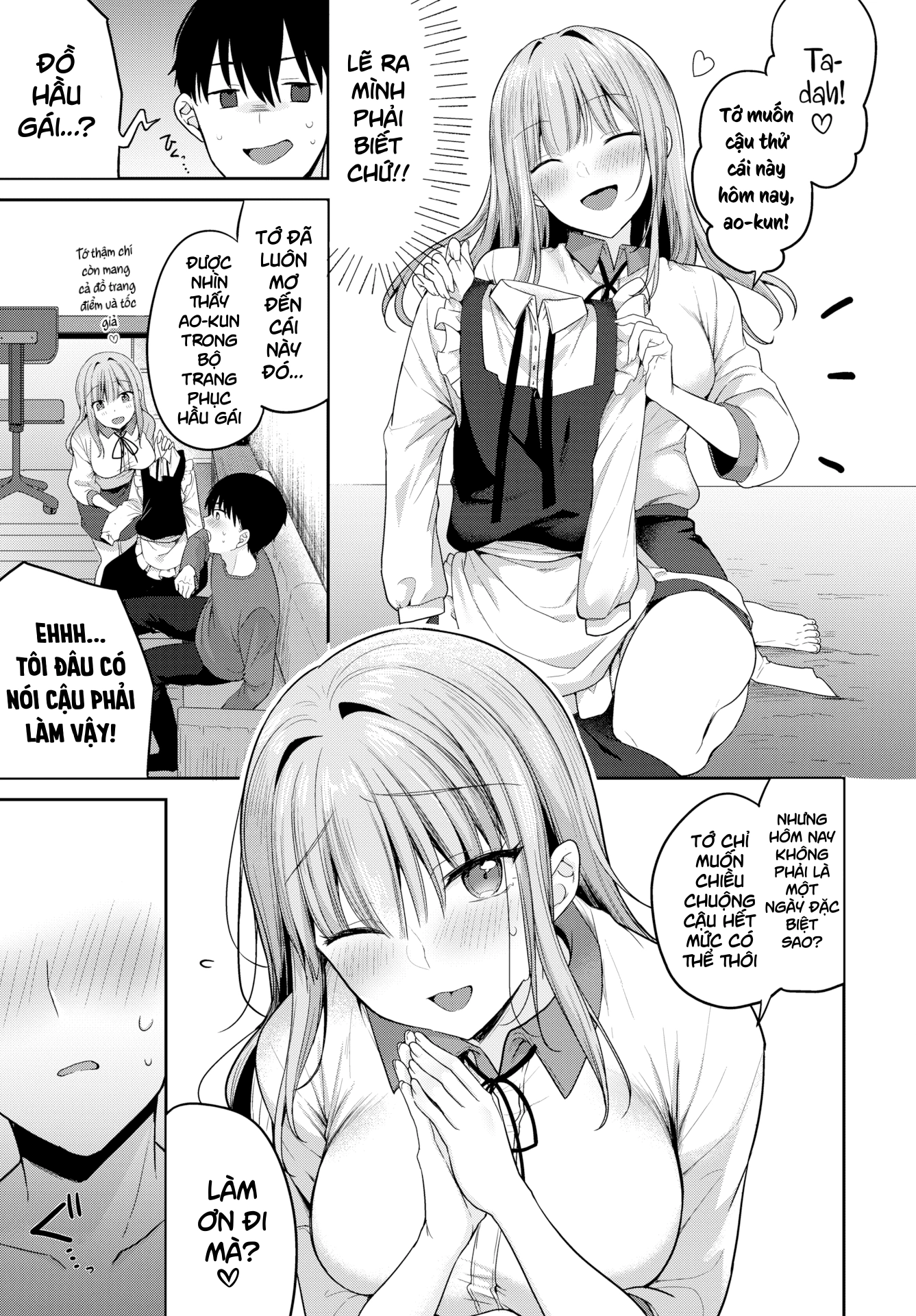 HentaiVN.net - Ảnh 3 - This Love Comes With Cross-Dressing - Oneshot