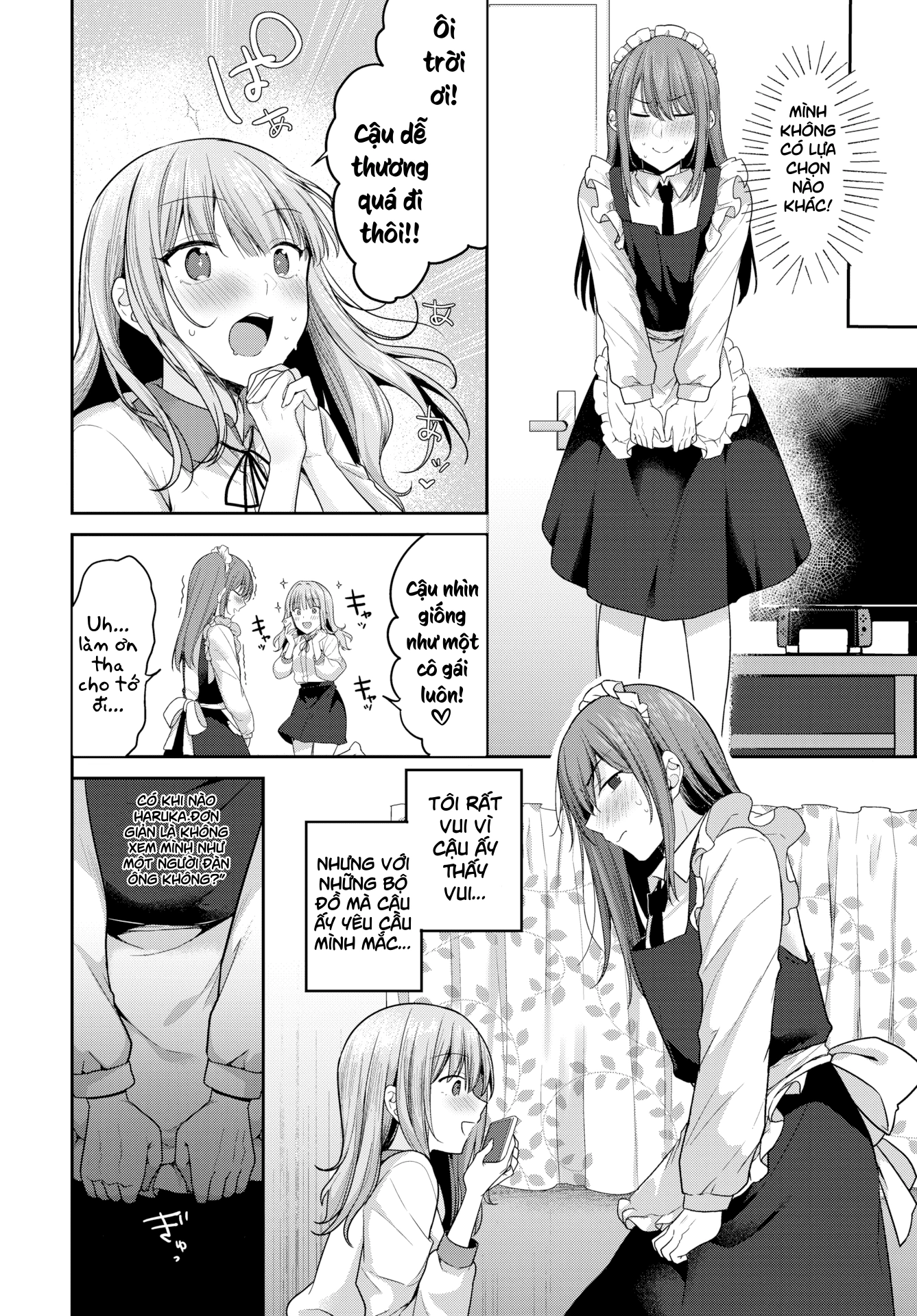 HentaiVN.net - Ảnh 4 - This Love Comes With Cross-Dressing - Oneshot