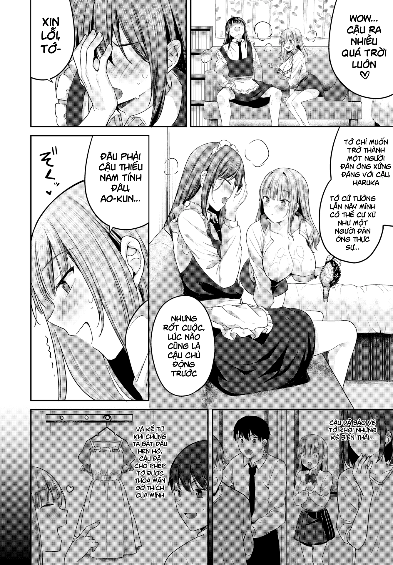 HentaiVN.net - Ảnh 10 - This Love Comes With Cross-Dressing - Oneshot