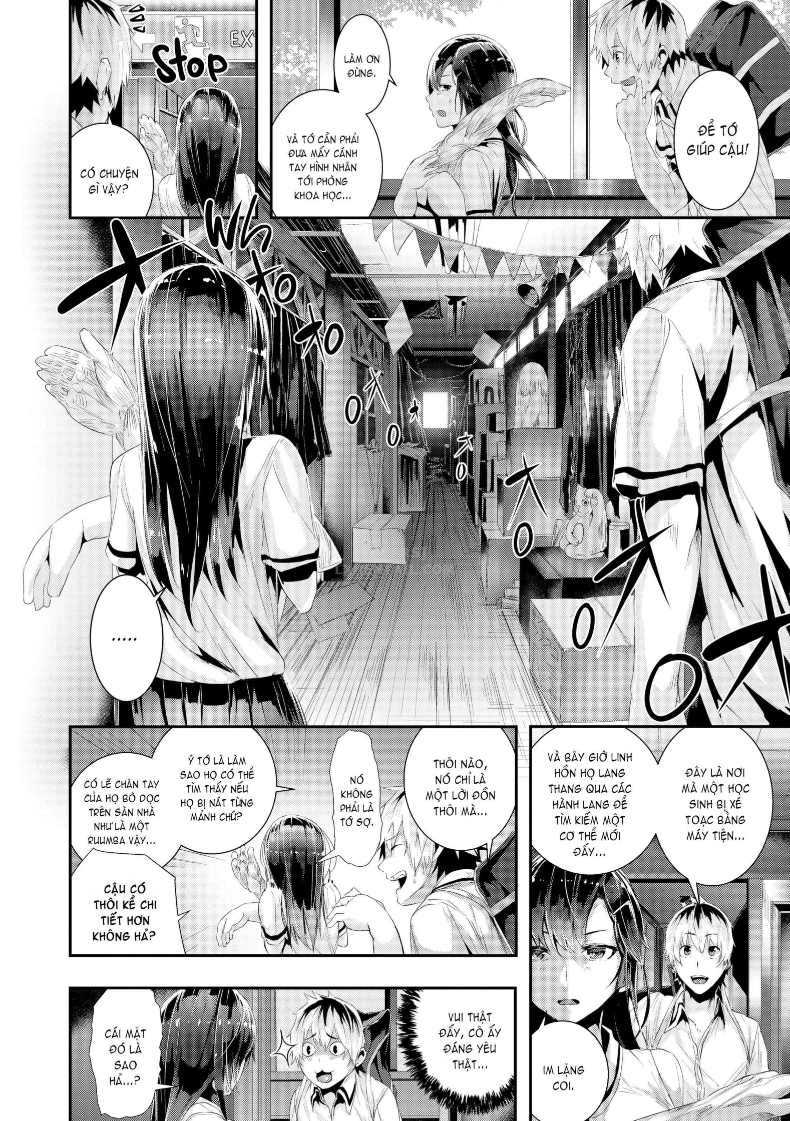 HentaiVN.net - Ảnh 14 - Wild at School [Defrightful School Mystery; Married Woman Midnight; Village of Eight Hakama; The Da Weenci Code; Chick Wrecked; Stone-Faced Detective All-Knight Scoop; Wack Job Valentine; Wack Job Sudden Death; Star Sex; Interviews And Entrance Exams] - Chap 1 - Defrightful School Mystery