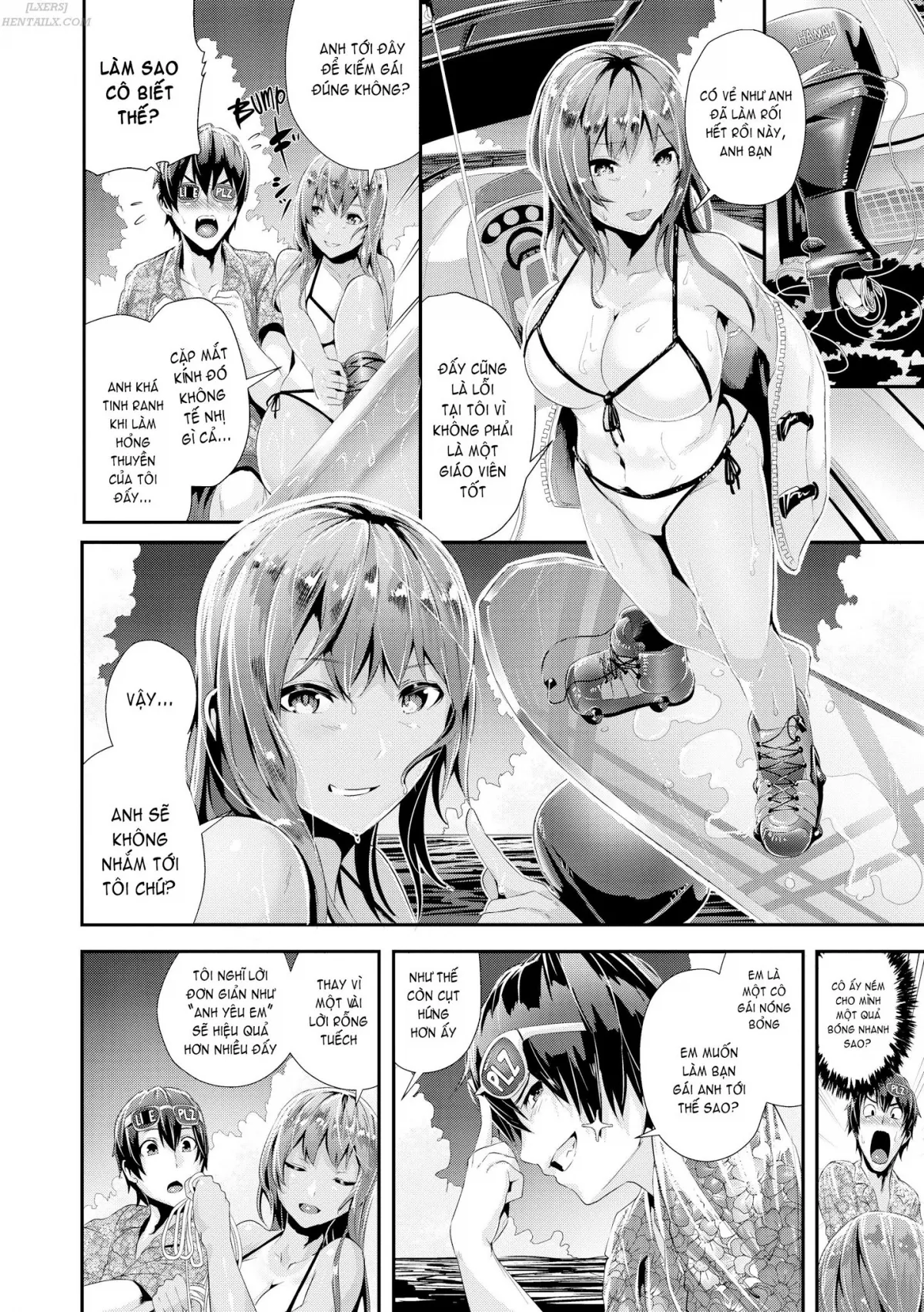 HentaiVN.net - Ảnh 5 - Wild at School [Defrightful School Mystery; Married Woman Midnight; Village of Eight Hakama; The Da Weenci Code; Chick Wrecked; Stone-Faced Detective All-Knight Scoop; Wack Job Valentine; Wack Job Sudden Death; Star Sex; Interviews And Entrance Exams] - Chap 5 - Chick Wrecked