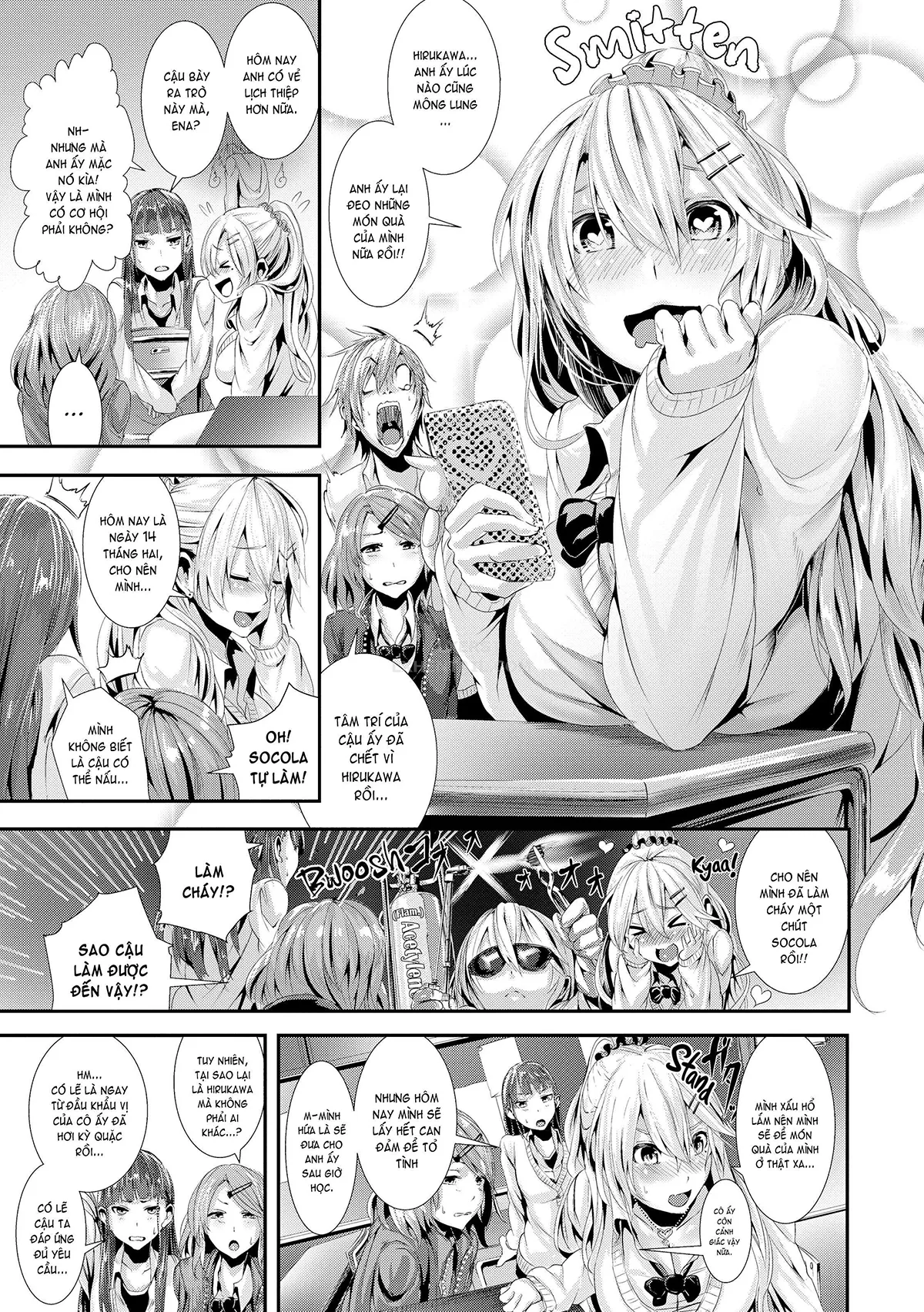 HentaiVN.net - Ảnh 4 - Wild at School [Defrightful School Mystery; Married Woman Midnight; Village of Eight Hakama; The Da Weenci Code; Chick Wrecked; Stone-Faced Detective All-Knight Scoop; Wack Job Valentine; Wack Job Sudden Death; Star Sex; Interviews And Entrance Exams] - Chap 7 - Wack Job Valentine