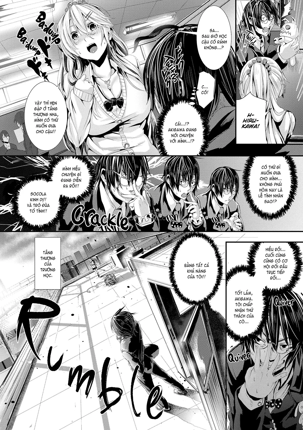 HentaiVN.net - Ảnh 5 - Wild at School [Defrightful School Mystery; Married Woman Midnight; Village of Eight Hakama; The Da Weenci Code; Chick Wrecked; Stone-Faced Detective All-Knight Scoop; Wack Job Valentine; Wack Job Sudden Death; Star Sex; Interviews And Entrance Exams] - Chap 7 - Wack Job Valentine