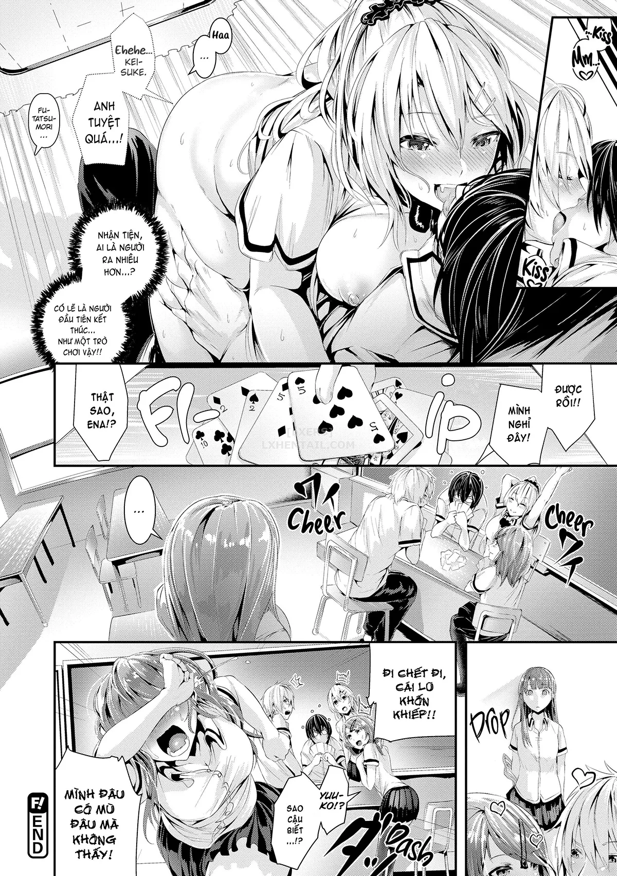 HentaiVN.net - Ảnh 21 - Wild at School [Defrightful School Mystery; Married Woman Midnight; Village of Eight Hakama; The Da Weenci Code; Chick Wrecked; Stone-Faced Detective All-Knight Scoop; Wack Job Valentine; Wack Job Sudden Death; Star Sex; Interviews And Entrance Exams] - Chap 8 - Wack Job Sudden Death