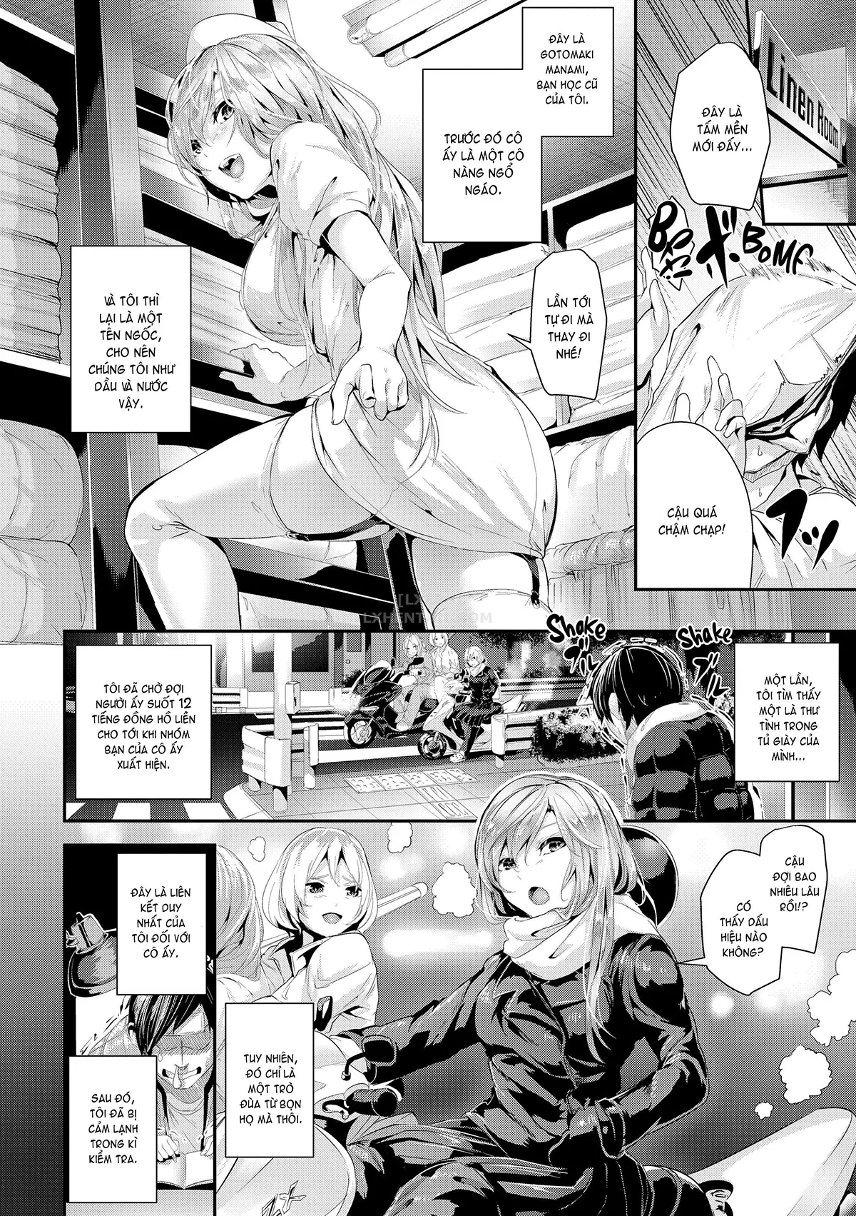 HentaiVN.net - Ảnh 3 - Wild at School [Defrightful School Mystery; Married Woman Midnight; Village of Eight Hakama; The Da Weenci Code; Chick Wrecked; Stone-Faced Detective All-Knight Scoop; Wack Job Valentine; Wack Job Sudden Death; Star Sex; Interviews And Entrance Exams] - Chap 11 - Nurses Cherry Cure