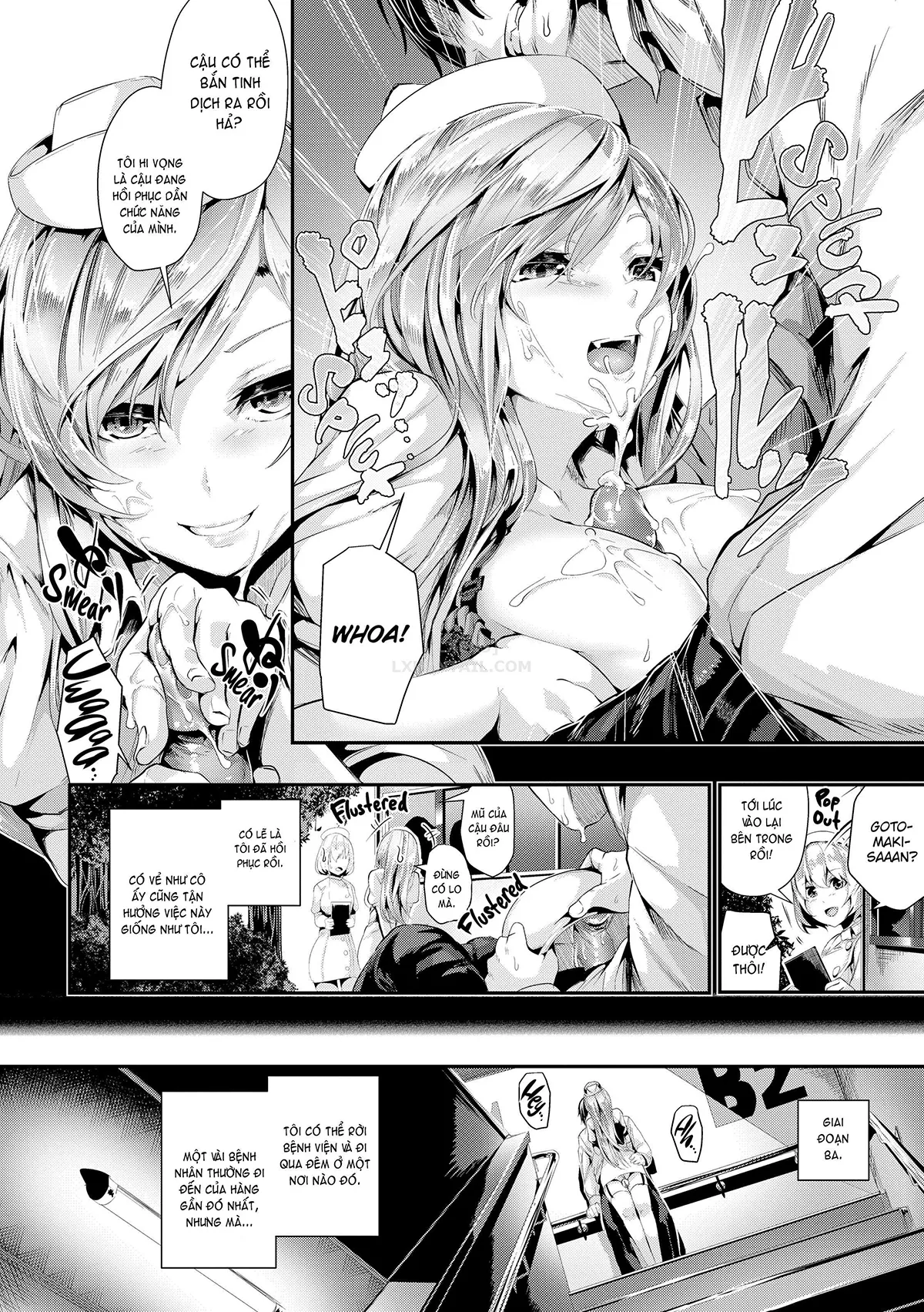 HentaiVN.net - Ảnh 9 - Wild at School [Defrightful School Mystery; Married Woman Midnight; Village of Eight Hakama; The Da Weenci Code; Chick Wrecked; Stone-Faced Detective All-Knight Scoop; Wack Job Valentine; Wack Job Sudden Death; Star Sex; Interviews And Entrance Exams] - Chap 11 - Nurses Cherry Cure