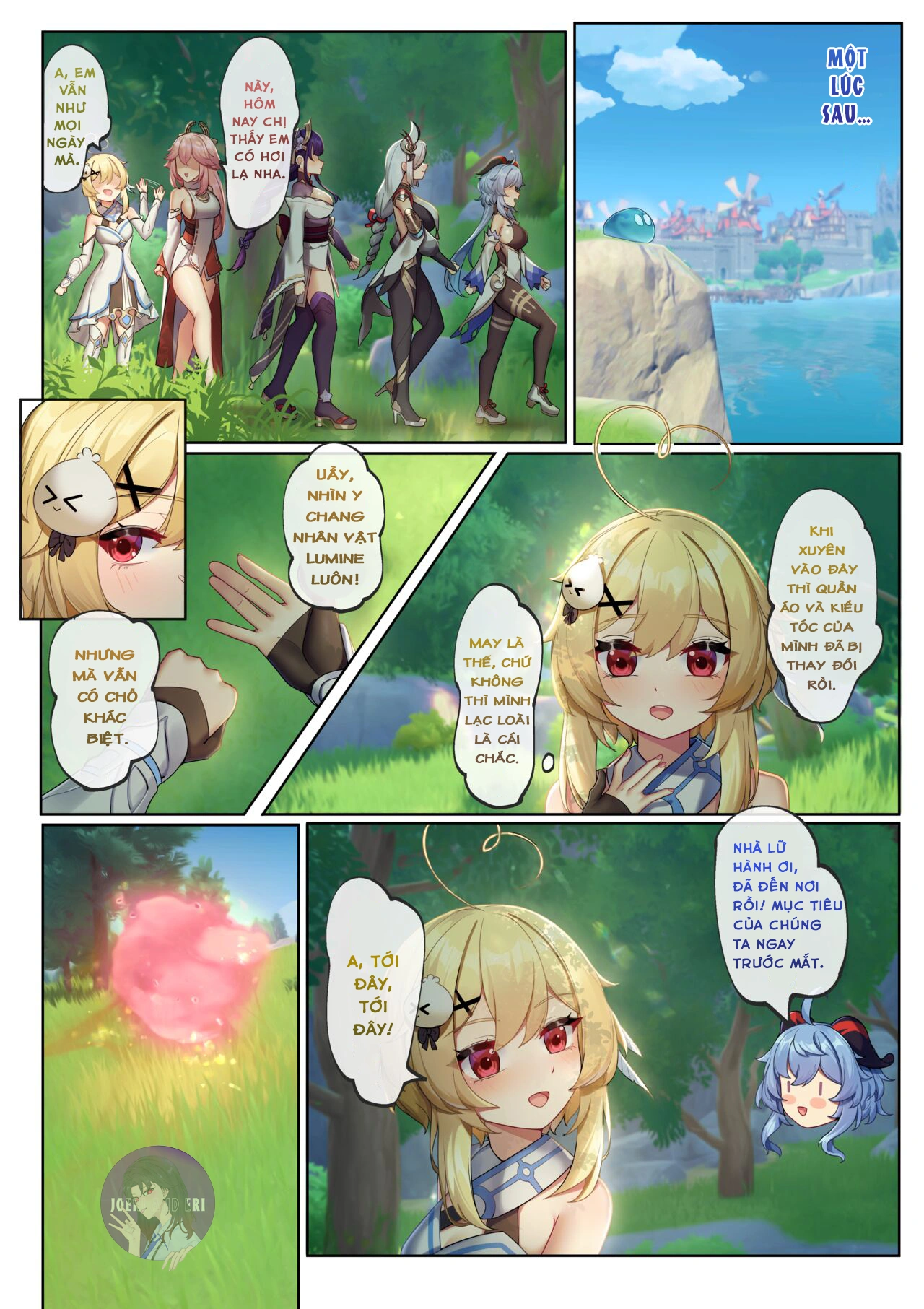 HentaiVN.net - Ảnh 6 - Teyvat ni Teni Shitara, Chimyaku Ijou de Minna Les ni Nacchatta - Oneshot