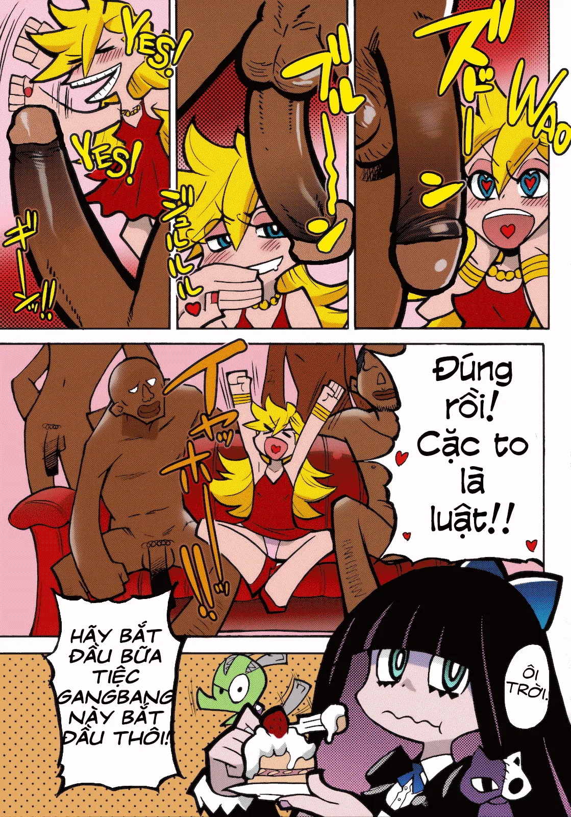 HentaiVN.net - Ảnh 4 - Bữa tiệc thiên thần [PANTY (Panty & Stocking with Garterbelt)] - OneShot