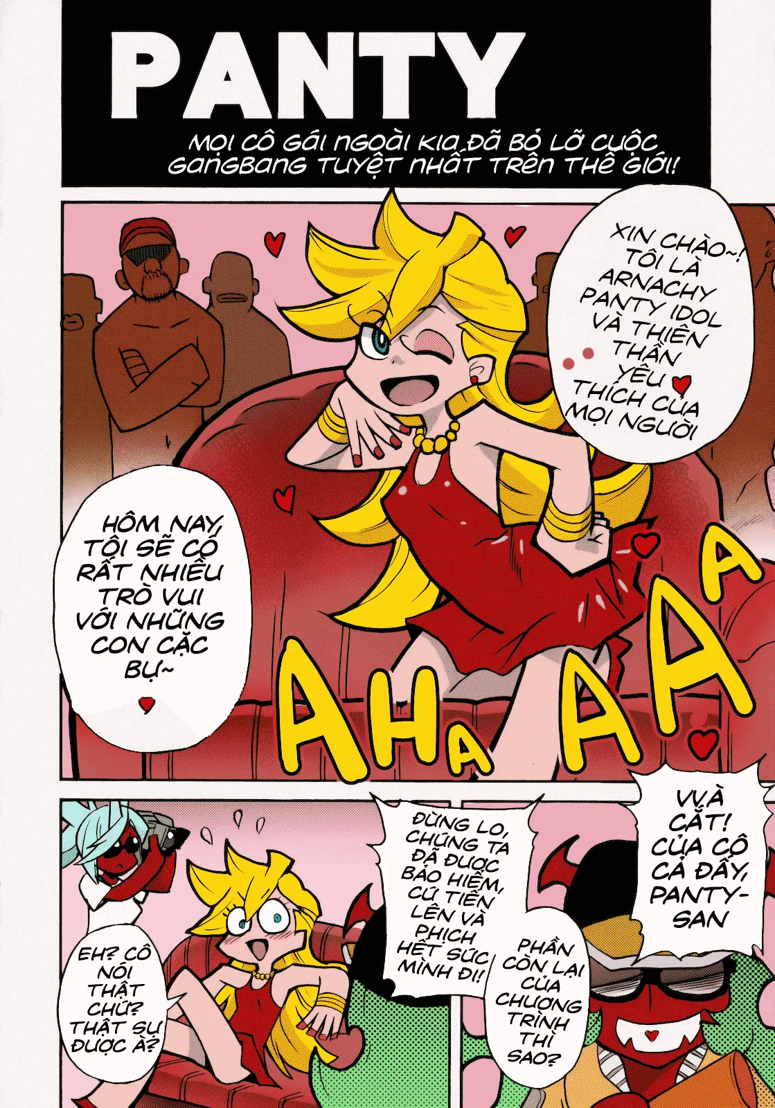 HentaiVN.net - Ảnh 5 - Bữa tiệc thiên thần [PANTY (Panty & Stocking with Garterbelt)] - OneShot