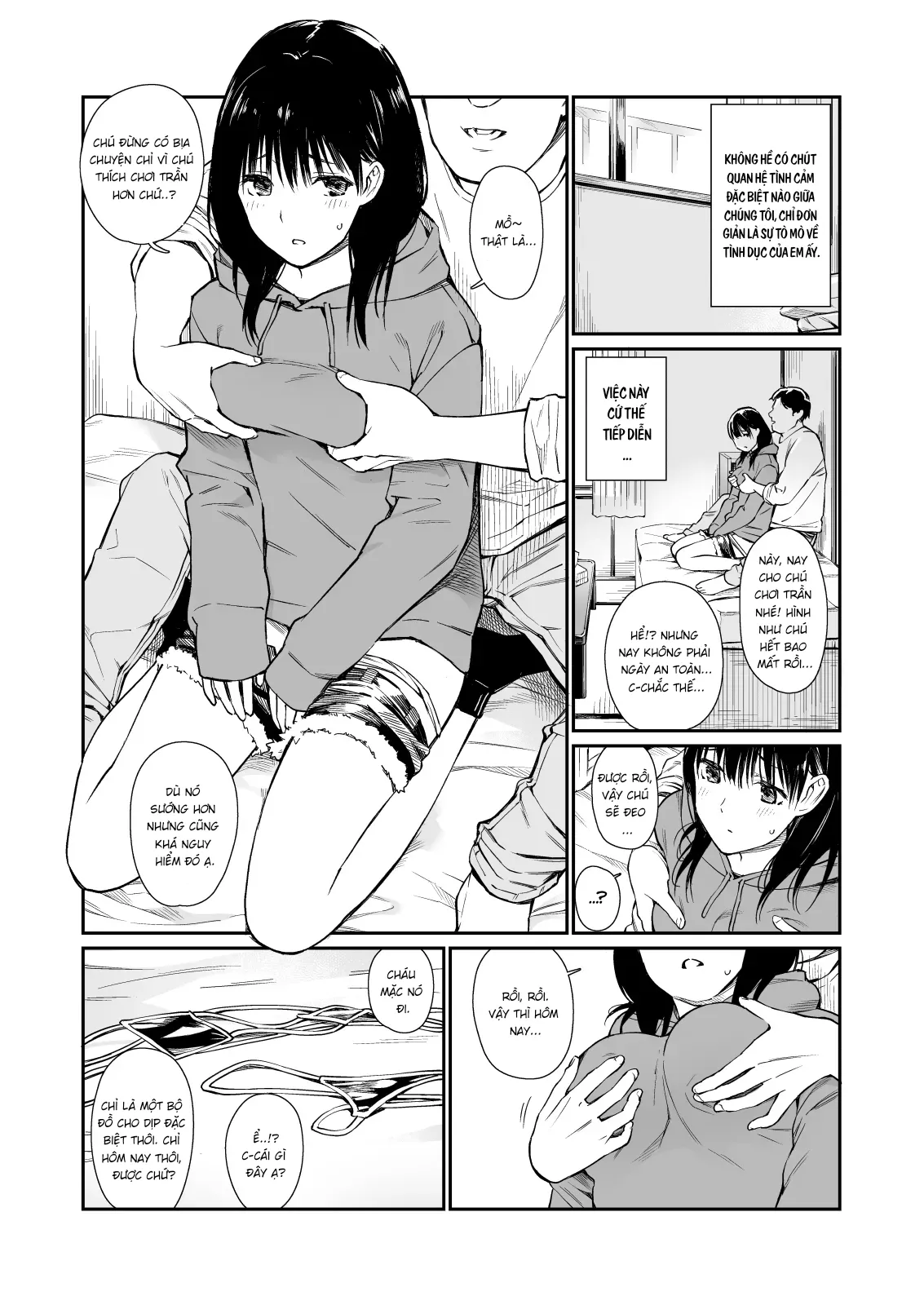 HentaiVN.net - Ảnh 10 - Giết thời gian cùng cháu gái - Oneshot