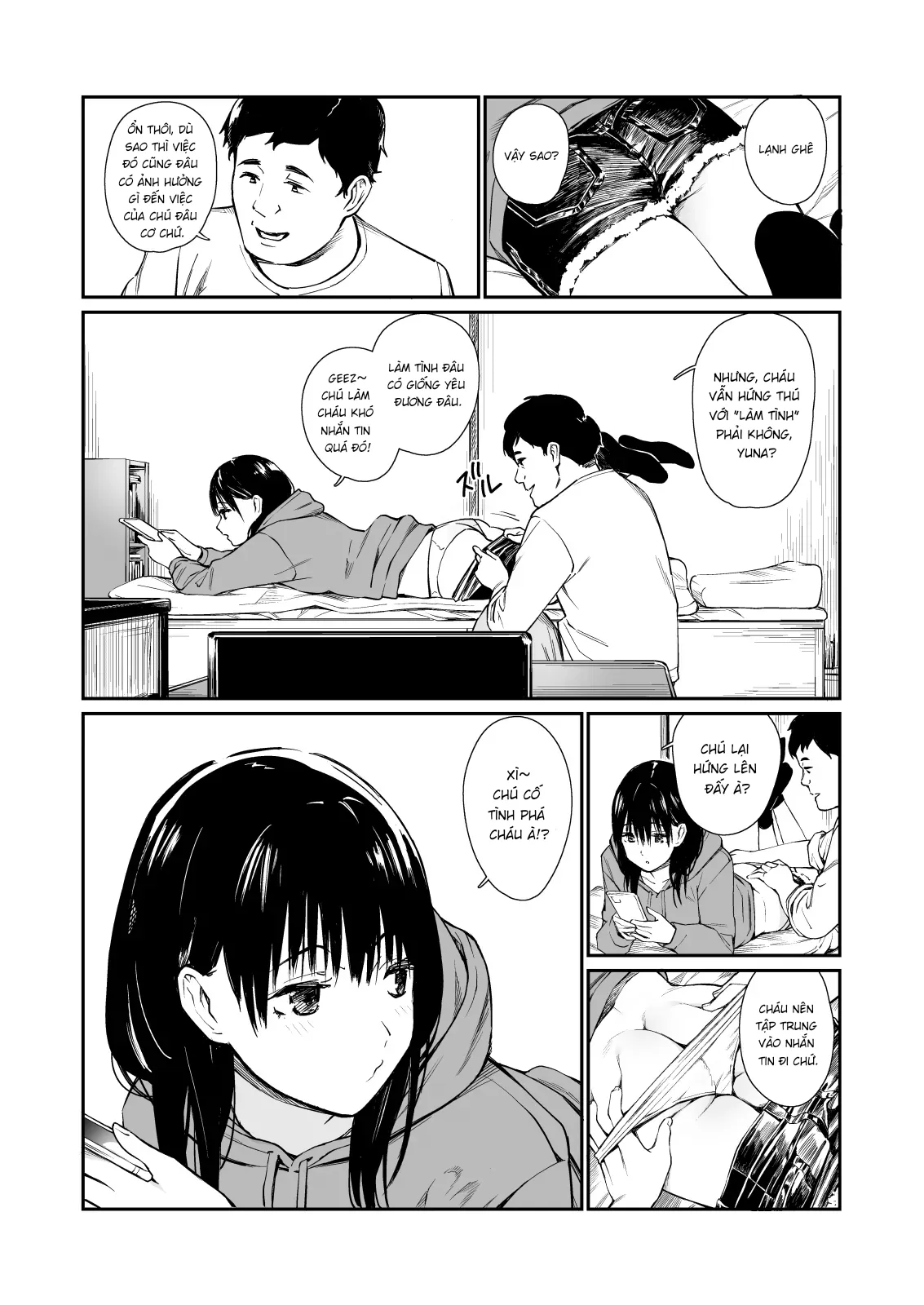 HentaiVN.net - Ảnh 7 - Giết thời gian cùng cháu gái - Oneshot