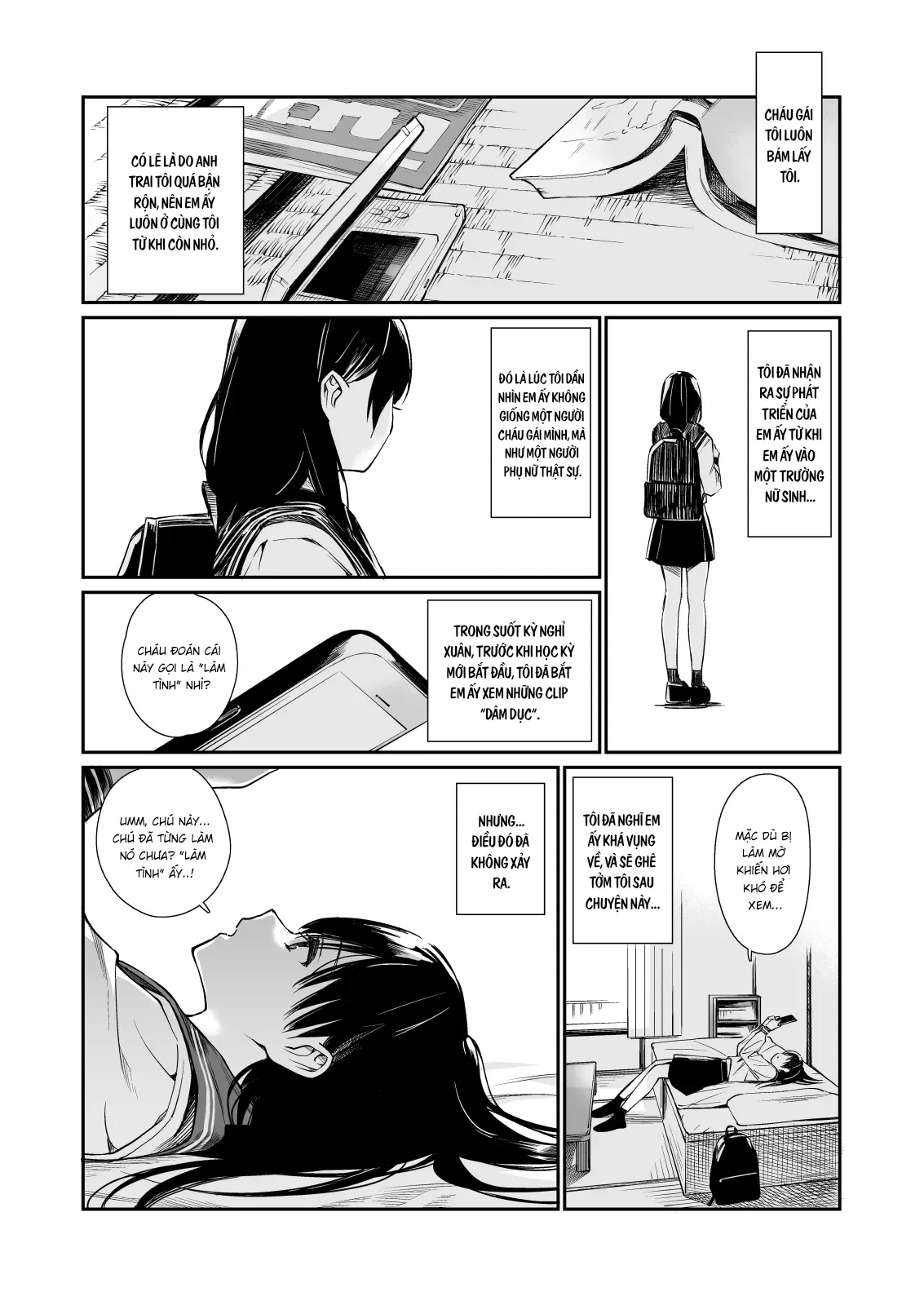 HentaiVN.net - Ảnh 8 - Giết thời gian cùng cháu gái - Oneshot