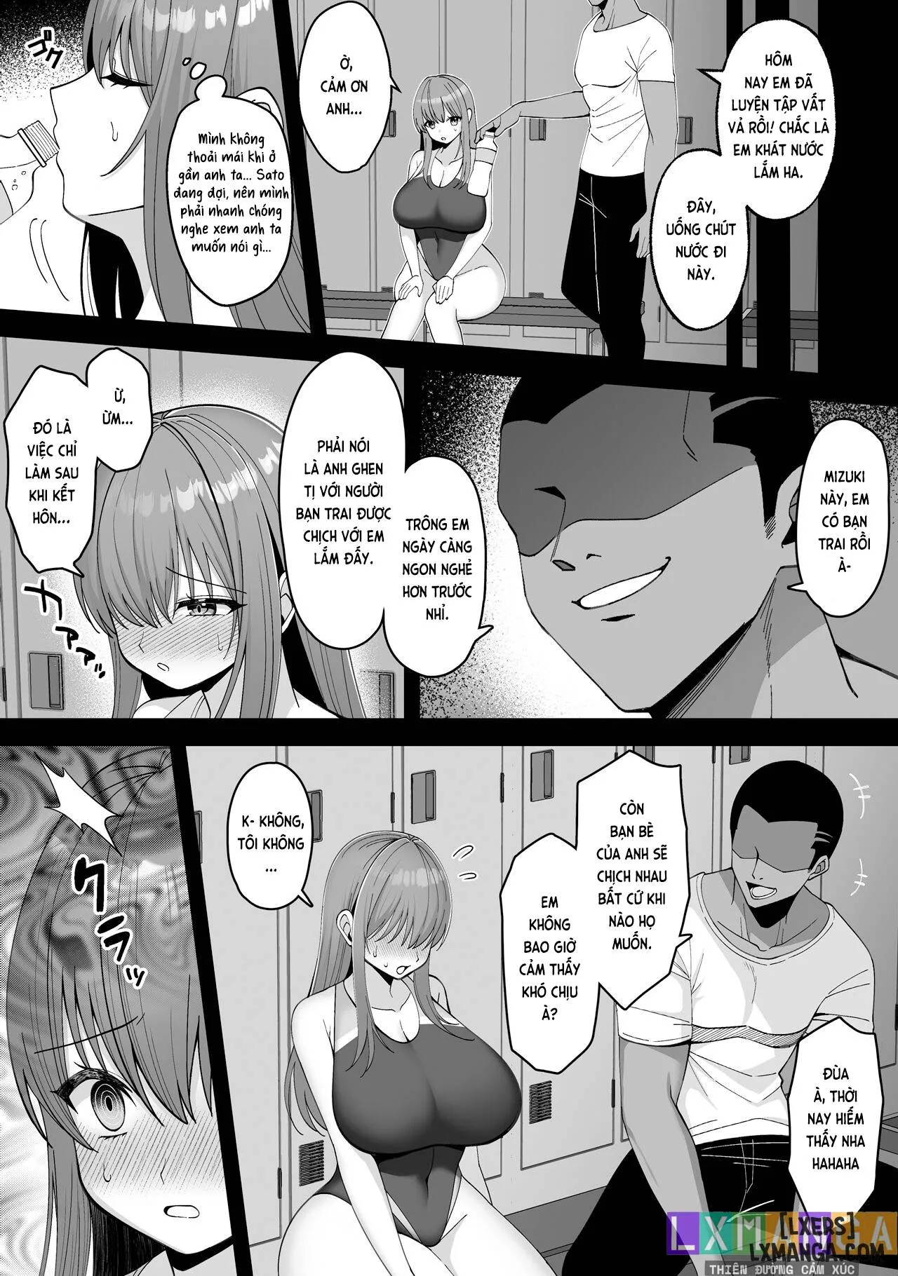 HentaiVN.net - Ảnh 8 - Suieibu no Kanojo ga Netorarete Charao no Kyokon ni Ochiru made - Oneshot.