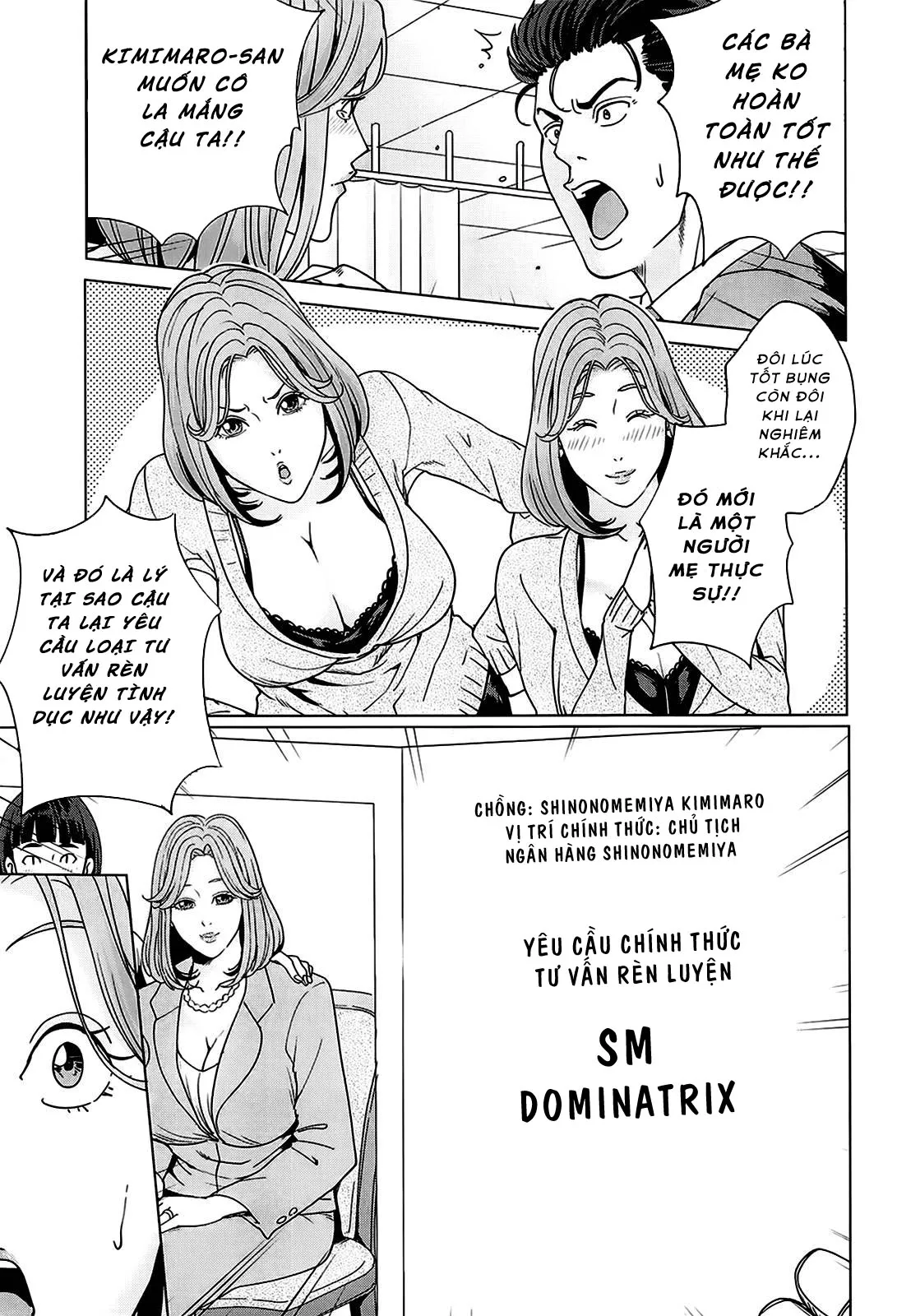 HentaiVN.net - Ảnh 14 - Học viện người vợ quốc dân - NATIONAL WIVES ACADEMY [Kokuritsu Hitozuma Gakuen] - Chap 2: SM Kẻ thống trị