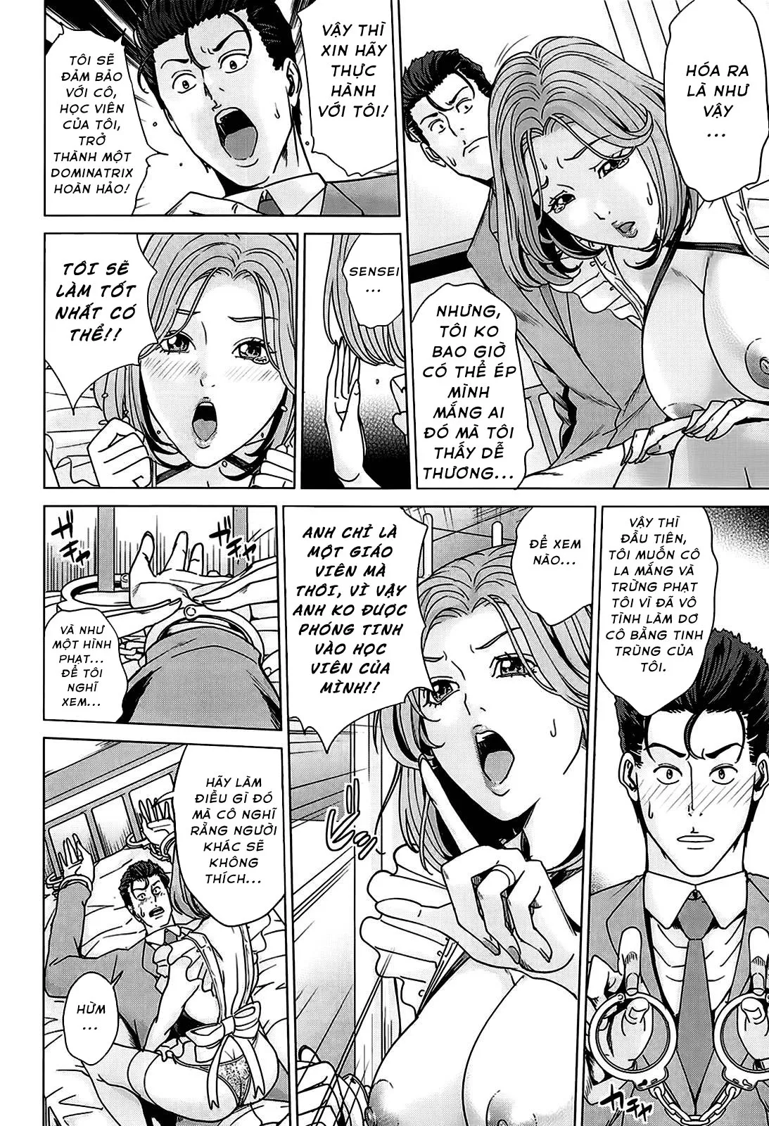 HentaiVN.net - Ảnh 15 - Học viện người vợ quốc dân - NATIONAL WIVES ACADEMY [Kokuritsu Hitozuma Gakuen] - Chap 2: SM Kẻ thống trị