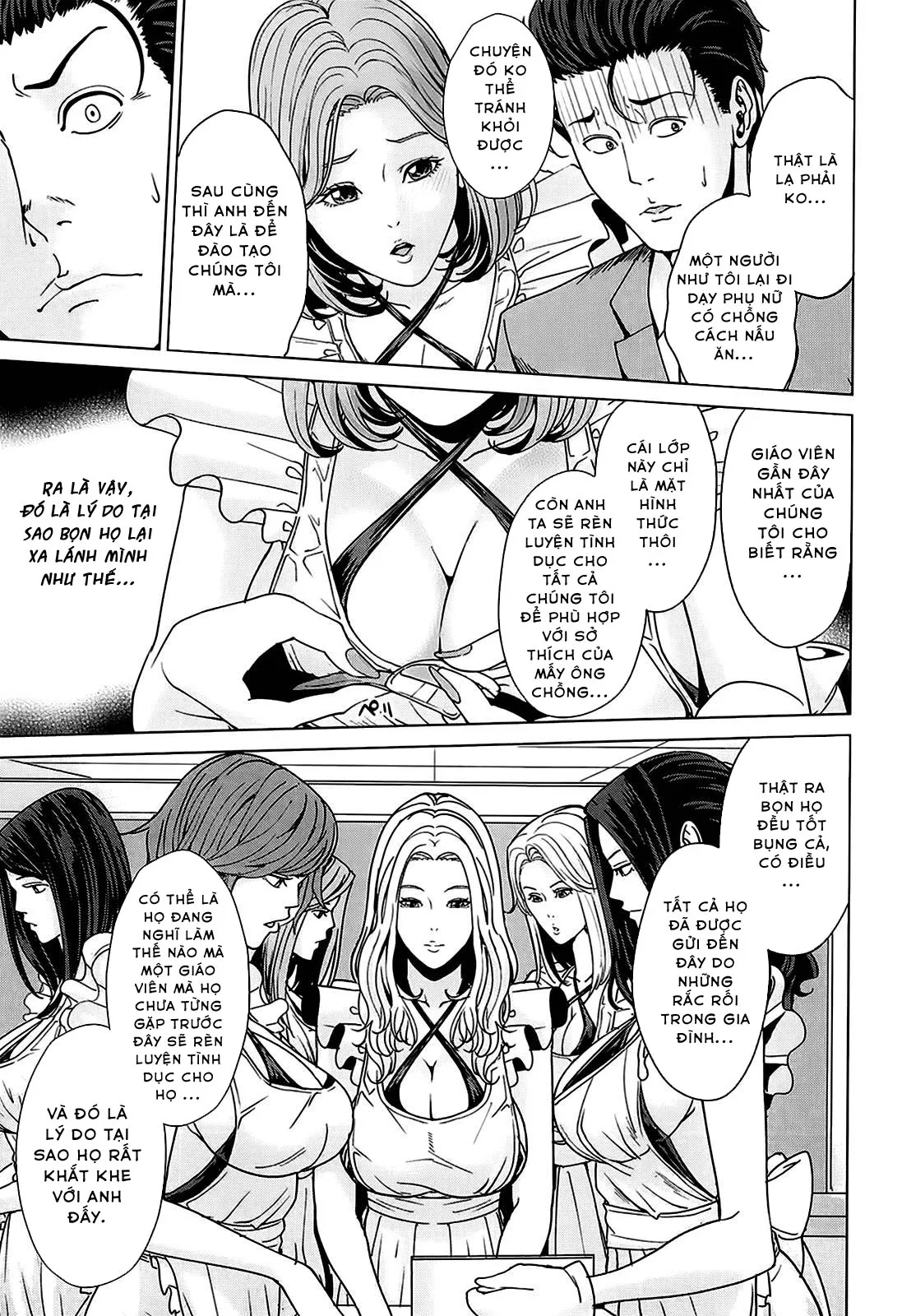 HentaiVN.net - Ảnh 4 - Học viện người vợ quốc dân - NATIONAL WIVES ACADEMY [Kokuritsu Hitozuma Gakuen] - Chap 2: SM Kẻ thống trị