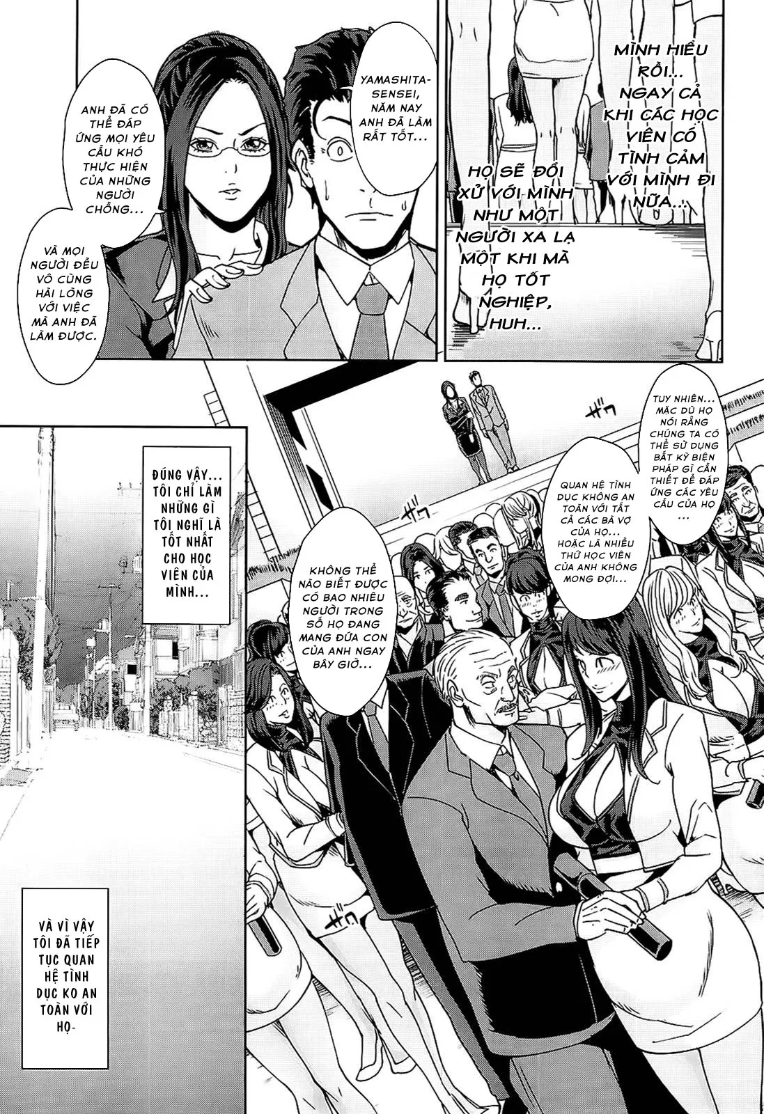 HentaiVN.net - Ảnh 6 - Học viện người vợ quốc dân - NATIONAL WIVES ACADEMY [Kokuritsu Hitozuma Gakuen] - Chap 4: End