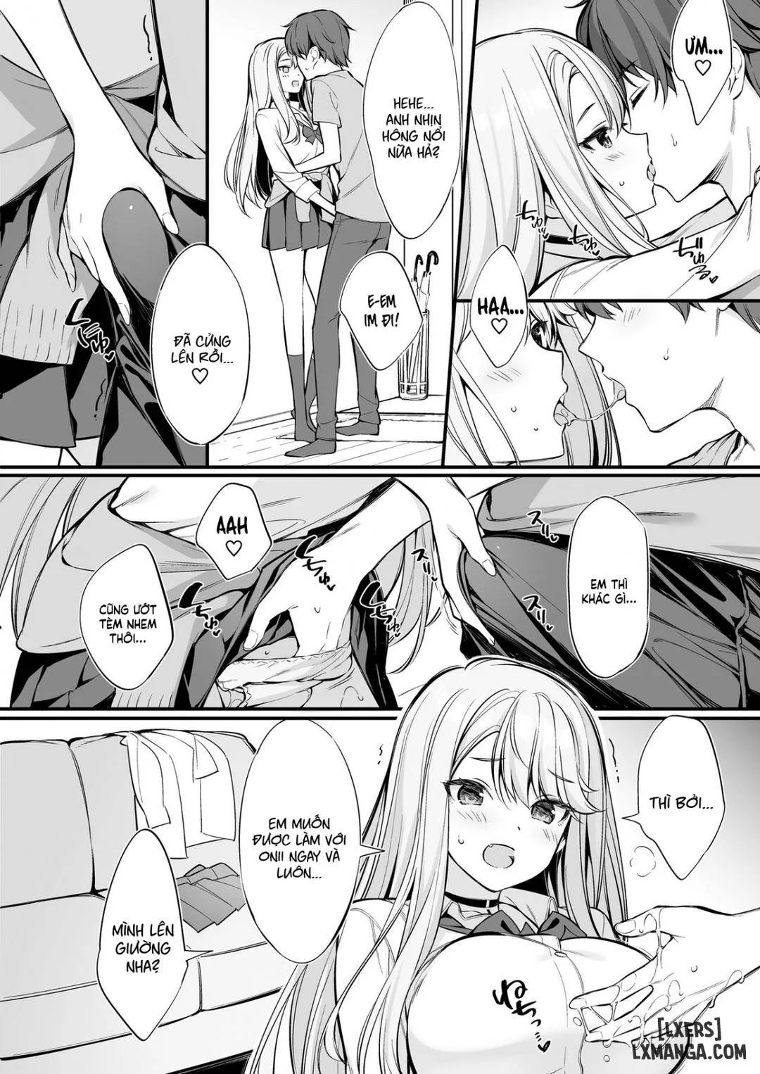 HentaiVN.net - Ảnh 10 - Gái Quen Trên Mạng Hóa Ra Là Nhỏ Em Gyaru [SNSで出会ったのはギャル化した妹でした ; SNS de Deatta no wa Gyaru-ka shita Imouto Deshita; The Person I Met on SNS Was My Younger Sister Who Turned Into a Gal] - Oneshot