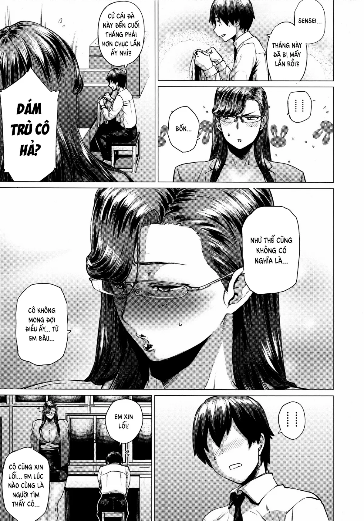 HentaiVN.net - Ảnh 7 - Tobashi Sensei, Today a Button Will Fly Again [Tobashi Sensei wa Kyou mo Button o Tobasu; MIYAKO HASHI SENSEI, TODAY A BUTTON WILL FLY AGAIN.] - Oneshot