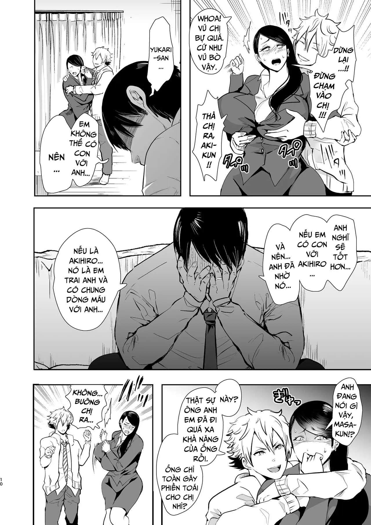 HentaiVN.net - Ảnh 9 - Netorare Ochi Masuda Yukari Hen [A Cuckolding Wifes Descent - Story of Yukari Masuda] - Oneshot - Có che