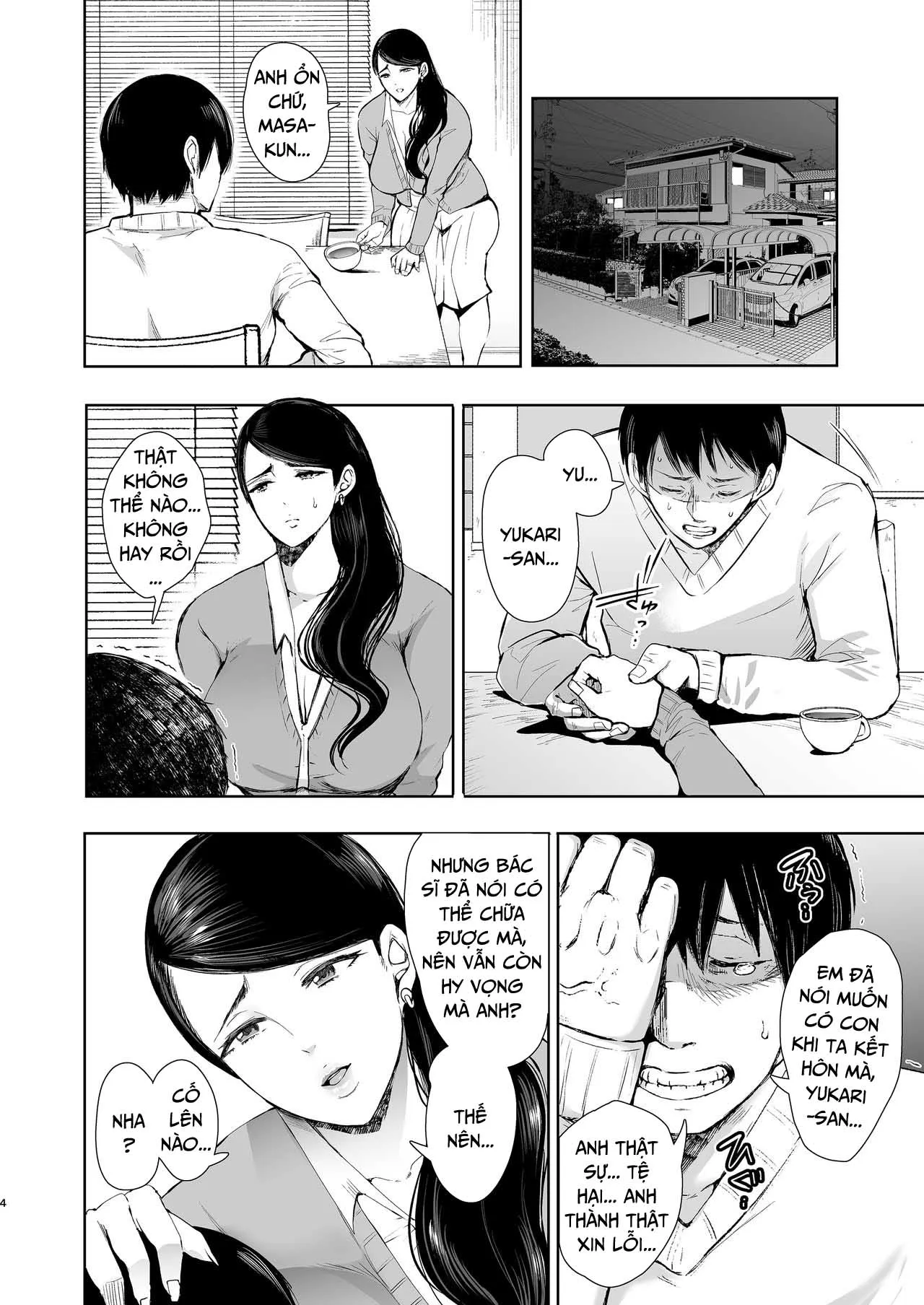 HentaiVN.net - Ảnh 3 - Netorare Ochi Masuda Yukari Hen [A Cuckolding Wifes Descent - Story of Yukari Masuda] - Oneshot - Có che