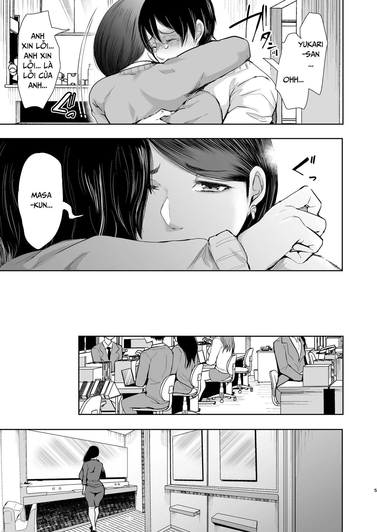 HentaiVN.net - Ảnh 4 - Netorare Ochi Masuda Yukari Hen [A Cuckolding Wifes Descent - Story of Yukari Masuda] - Oneshot - Có che