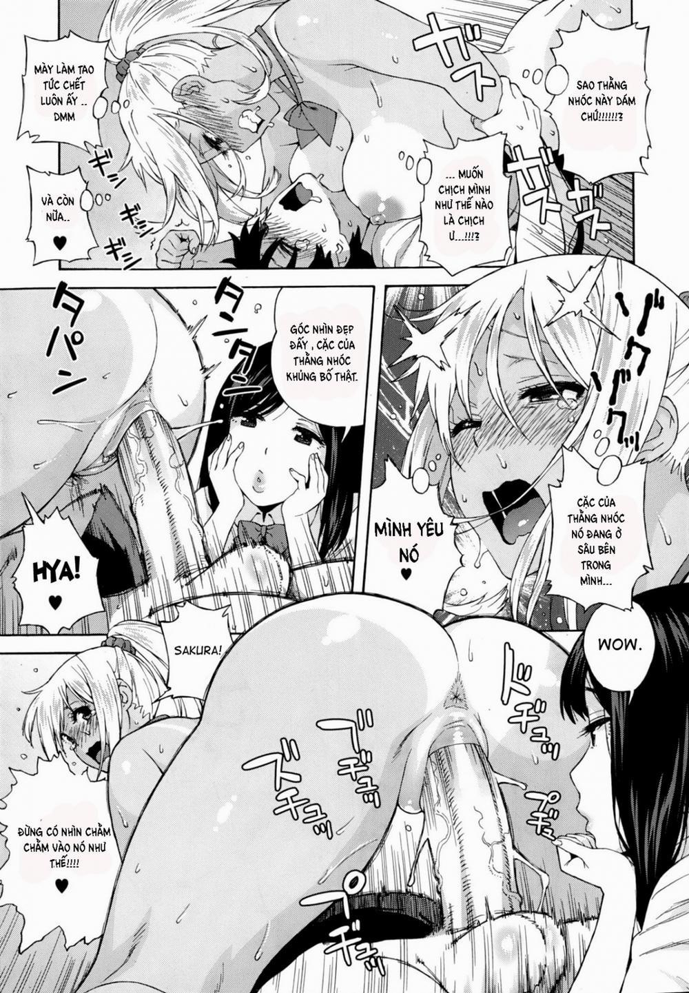 HentaiVN.net - Ảnh 11 - Mấy Chị, Đừng Làm Em Sợ!!! [School girls don't scare me!; JK Nanka Kowakunai!] - Oneshot