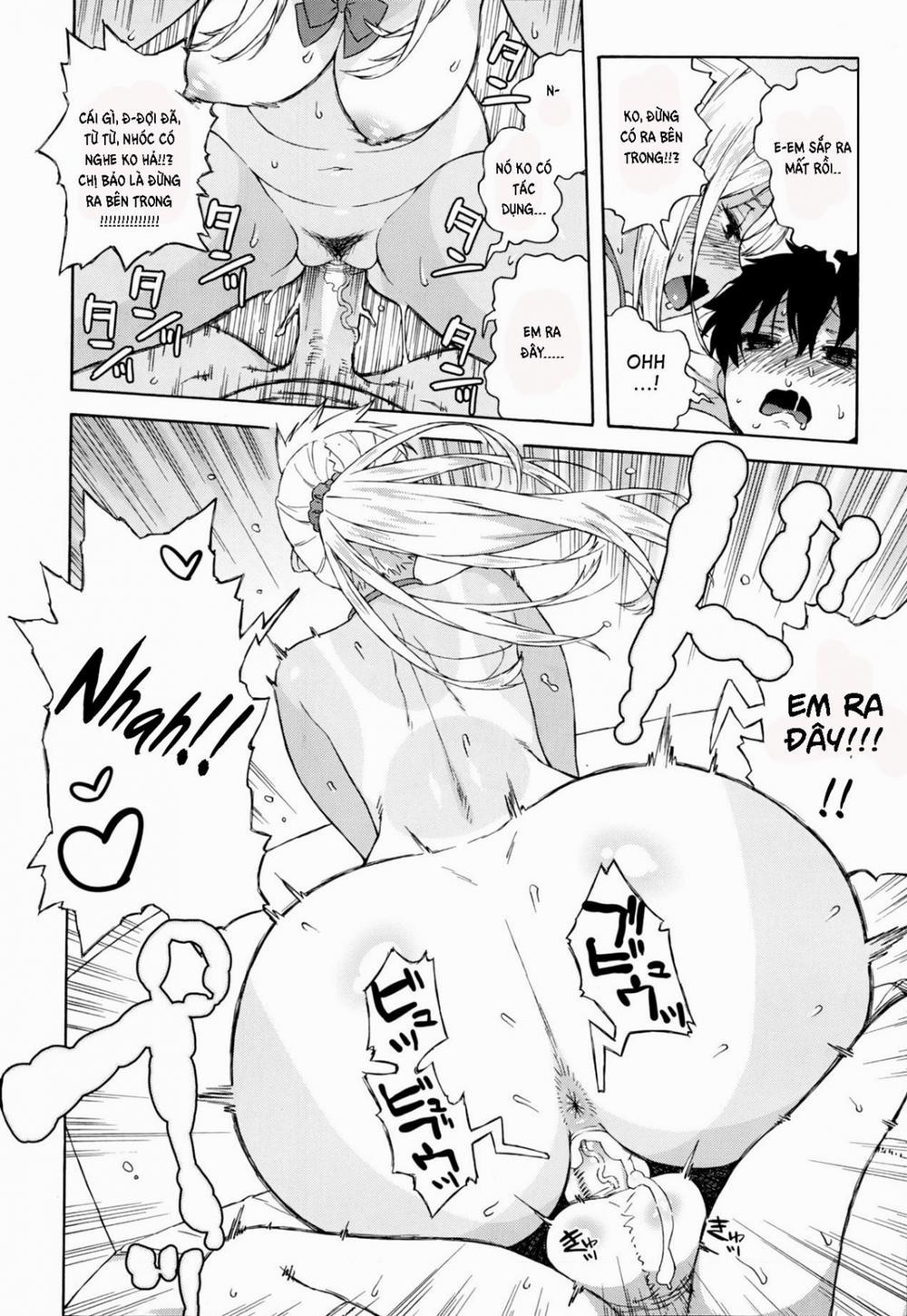 HentaiVN.net - Ảnh 12 - Mấy Chị, Đừng Làm Em Sợ!!! [School girls don't scare me!; JK Nanka Kowakunai!] - Oneshot