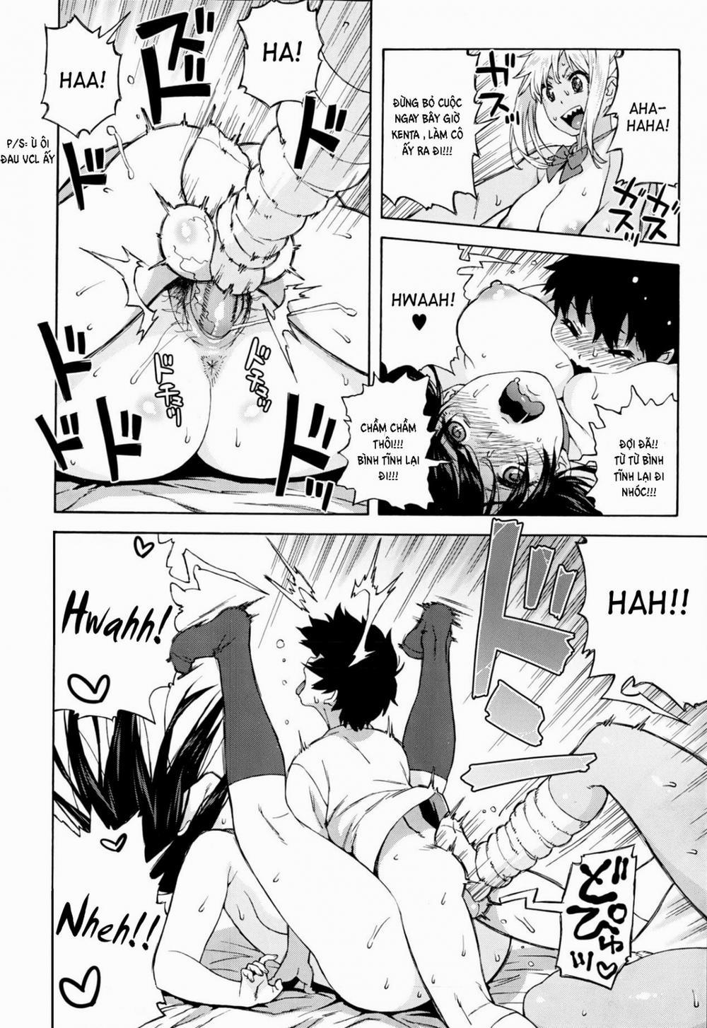 HentaiVN.net - Ảnh 16 - Mấy Chị, Đừng Làm Em Sợ!!! [School girls don't scare me!; JK Nanka Kowakunai!] - Oneshot