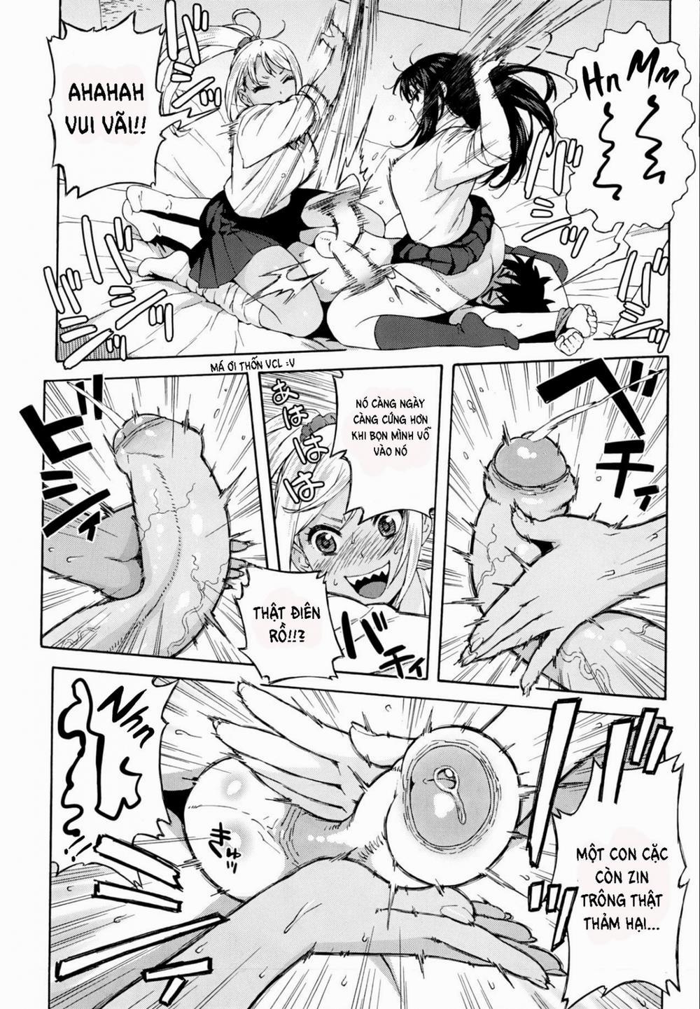 HentaiVN.net - Ảnh 6 - Mấy Chị, Đừng Làm Em Sợ!!! [School girls don't scare me!; JK Nanka Kowakunai!] - Oneshot