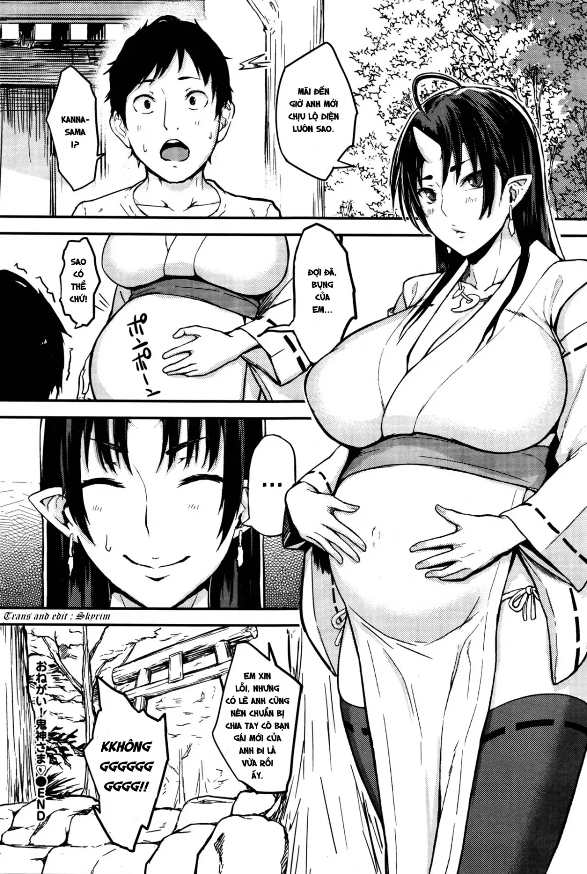 HentaiVN.net - Ảnh 27 - Onegai! Onigami-sama♥ [Please! Fearful God♥] - Oneshot