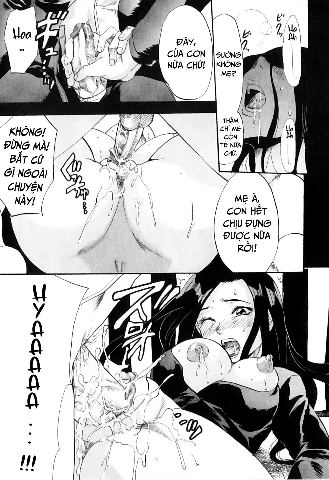 HentaiVN.net - Ảnh 12 - Khát khao mẹ và con trai [Yokujou Boshi; Desire Mother and Child] - Chap 7 - Hoa bỉ ngạn