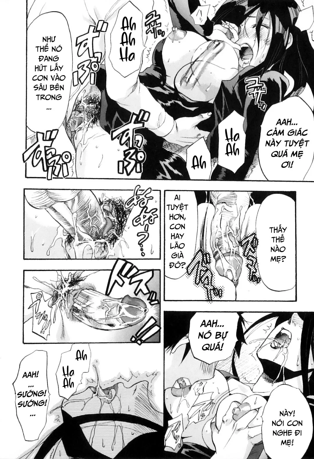 HentaiVN.net - Ảnh 13 - Khát khao mẹ và con trai [Yokujou Boshi; Desire Mother and Child] - Chap 7 - Hoa bỉ ngạn