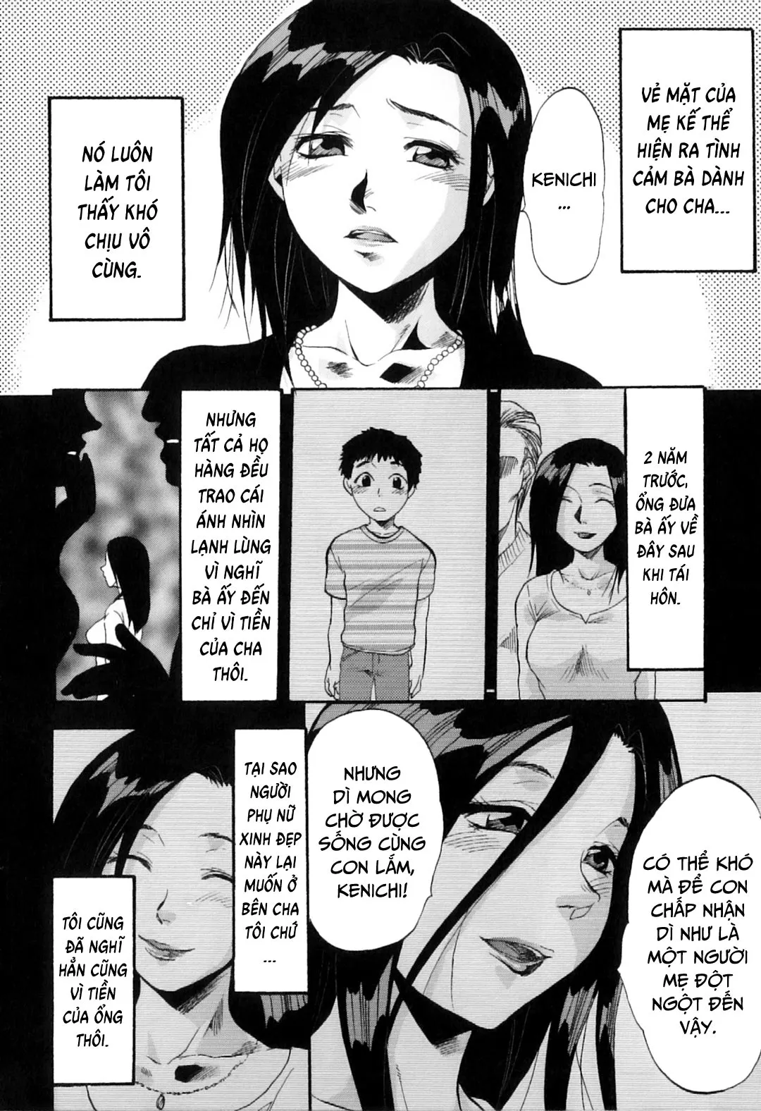 HentaiVN.net - Ảnh 5 - Khát khao mẹ và con trai [Yokujou Boshi; Desire Mother and Child] - Chap 7 - Hoa bỉ ngạn