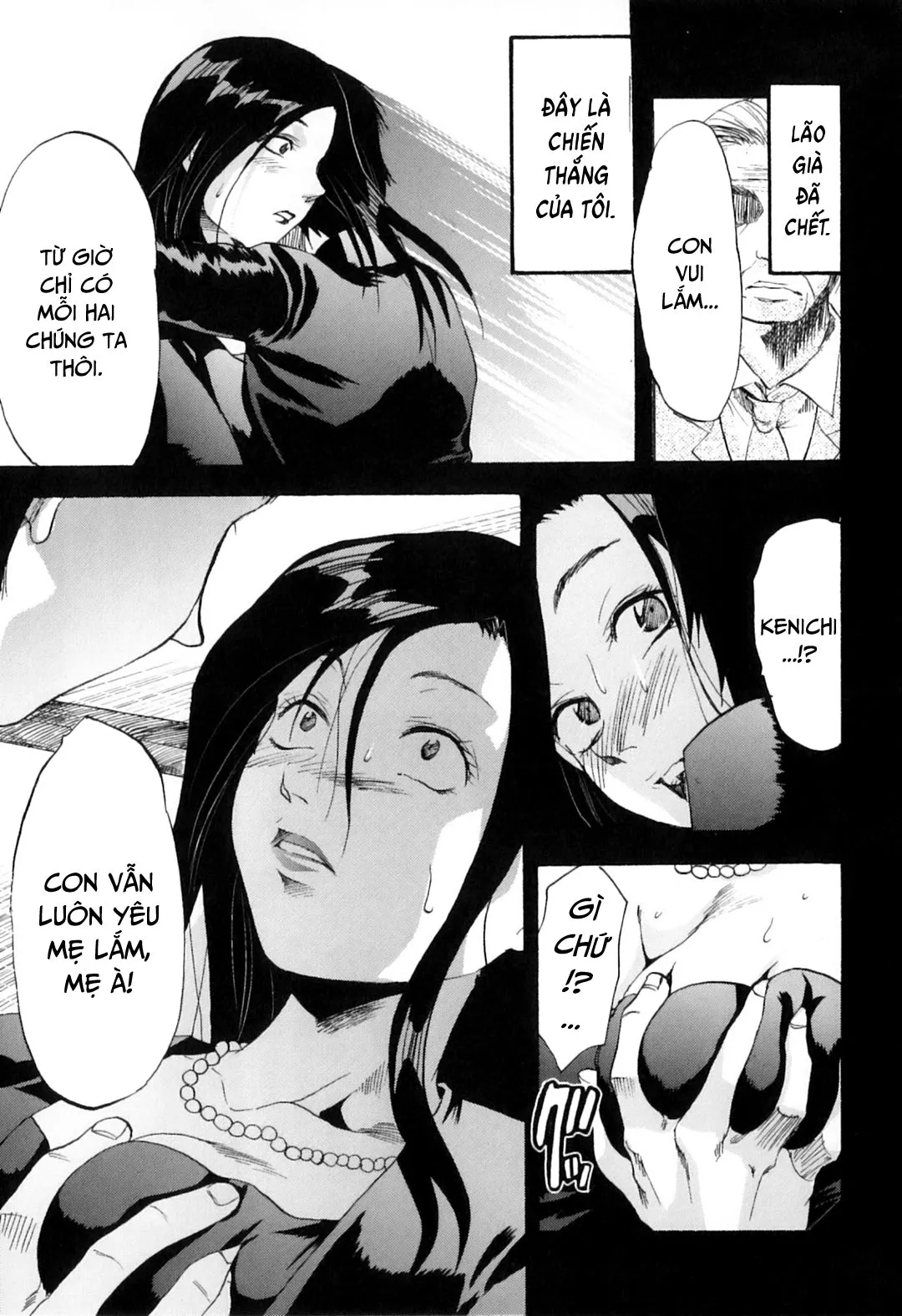 HentaiVN.net - Ảnh 6 - Khát khao mẹ và con trai [Yokujou Boshi; Desire Mother and Child] - Chap 7 - Hoa bỉ ngạn
