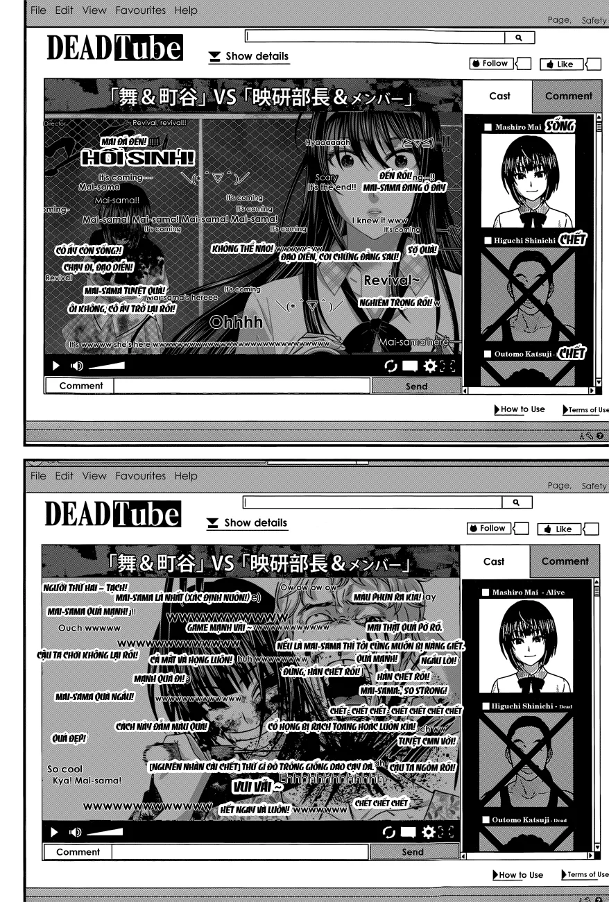 HentaiVN.net - Ảnh 3 - DEAD Tube [学院里的杀人游戏] - Chap 7
