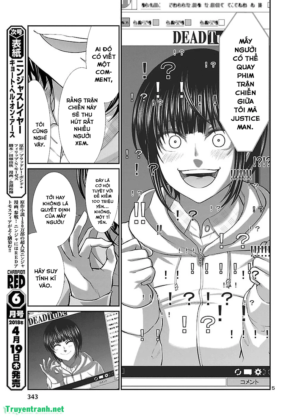 HentaiVN.net - Ảnh 7 - DEAD Tube [学院里的杀人游戏] - Chap 40