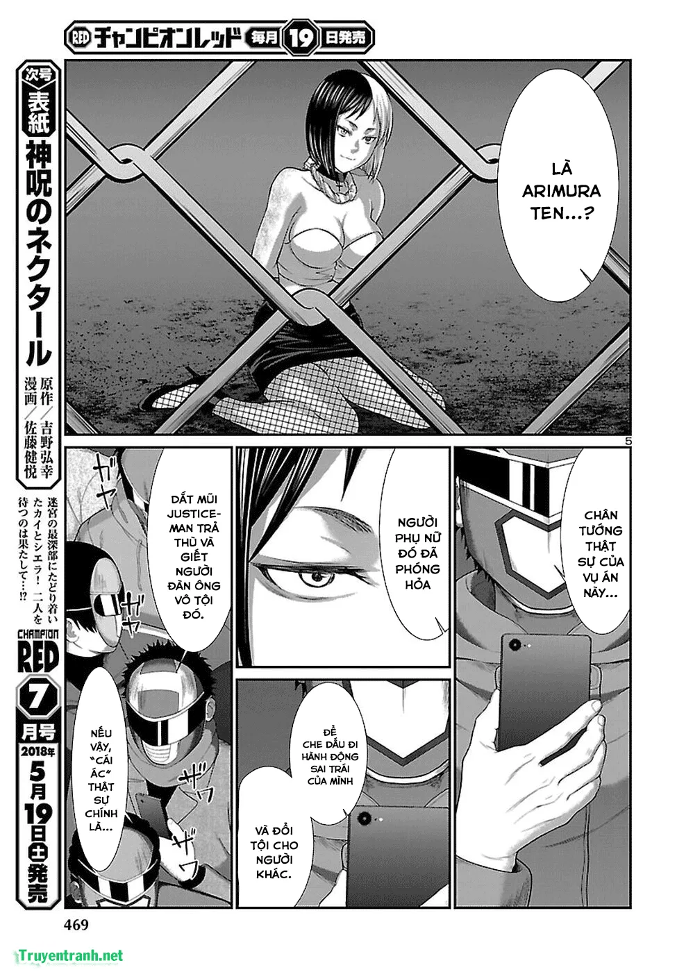 HentaiVN.net - Ảnh 7 - DEAD Tube [学院里的杀人游戏] - Chap 41