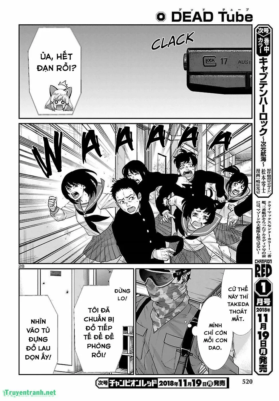HentaiVN.net - Ảnh 29 - DEAD Tube [学院里的杀人游戏] - Chap 46