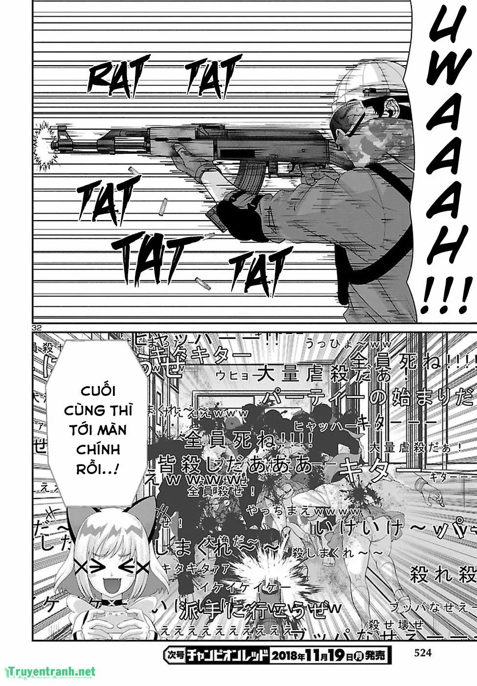 HentaiVN.net - Ảnh 33 - DEAD Tube [学院里的杀人游戏] - Chap 46