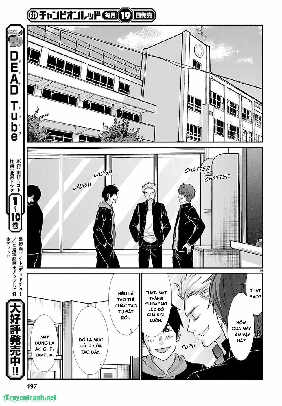 HentaiVN.net - Ảnh 7 - DEAD Tube [学院里的杀人游戏] - Chap 46